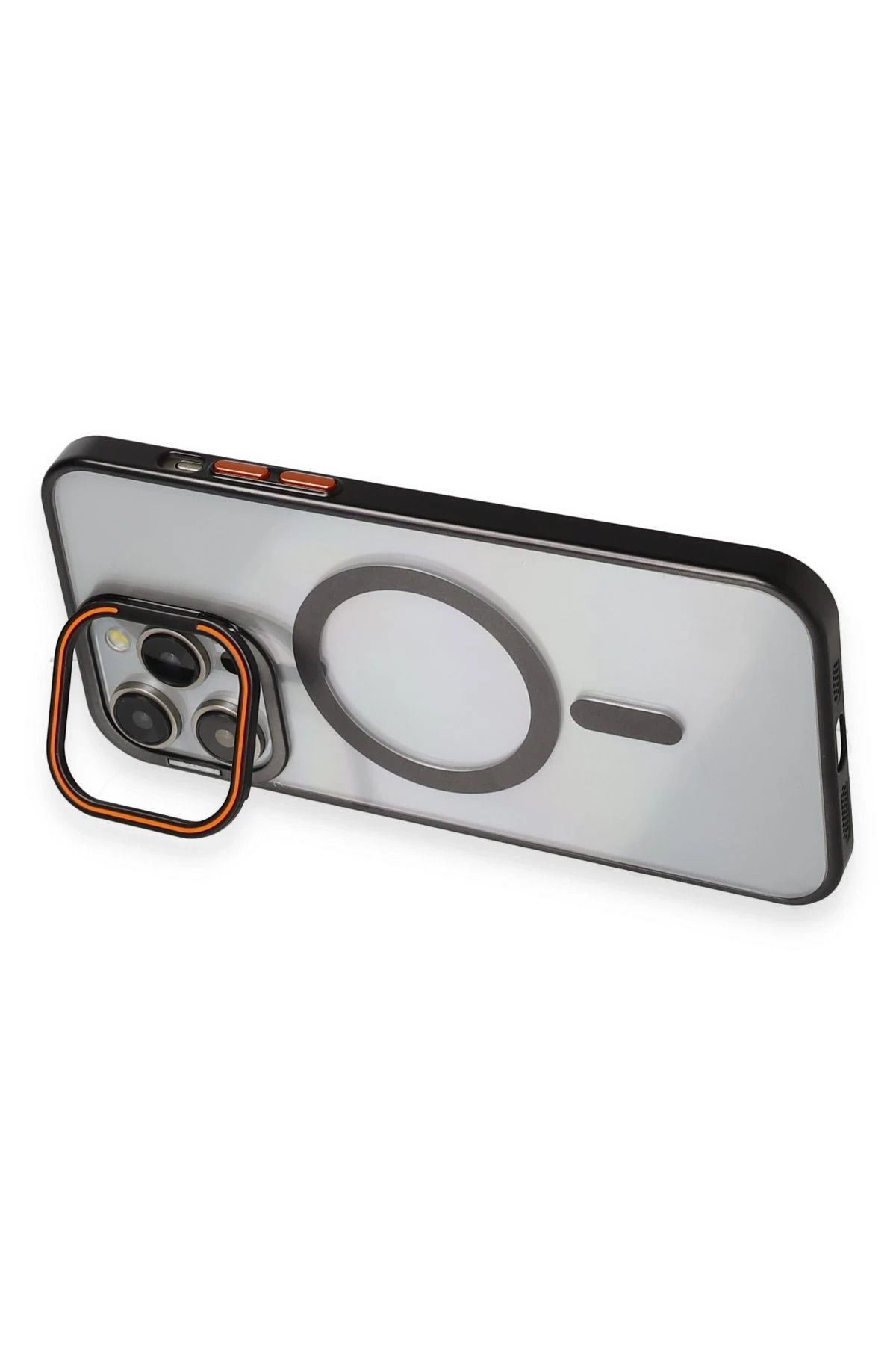 Joko iPhone 14 Pro Crown Lens Standlı Magsafe Kapak - Derin Mor BSTMY