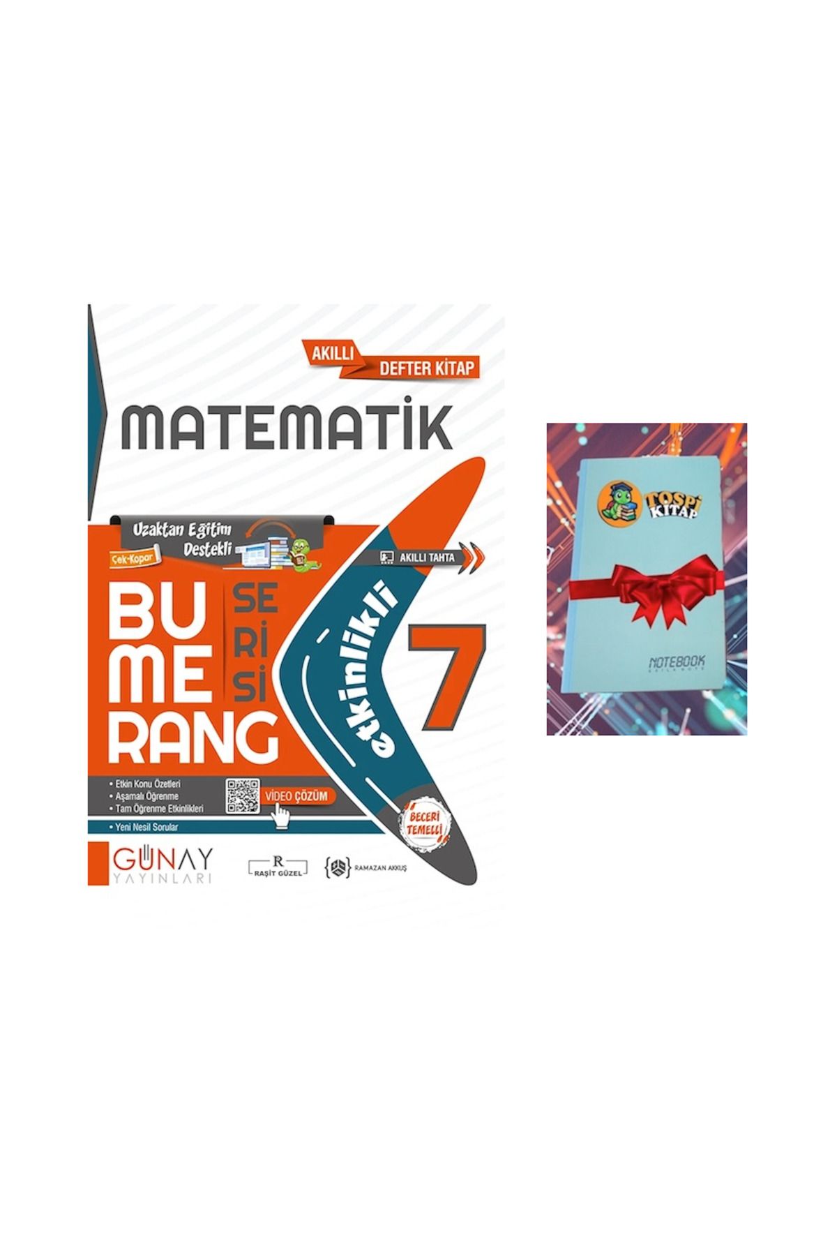 Günay Yayınları 7. Sınıf Bumerang Serisi MATEMATİK (NOT DEFTERİ HEDİYE)