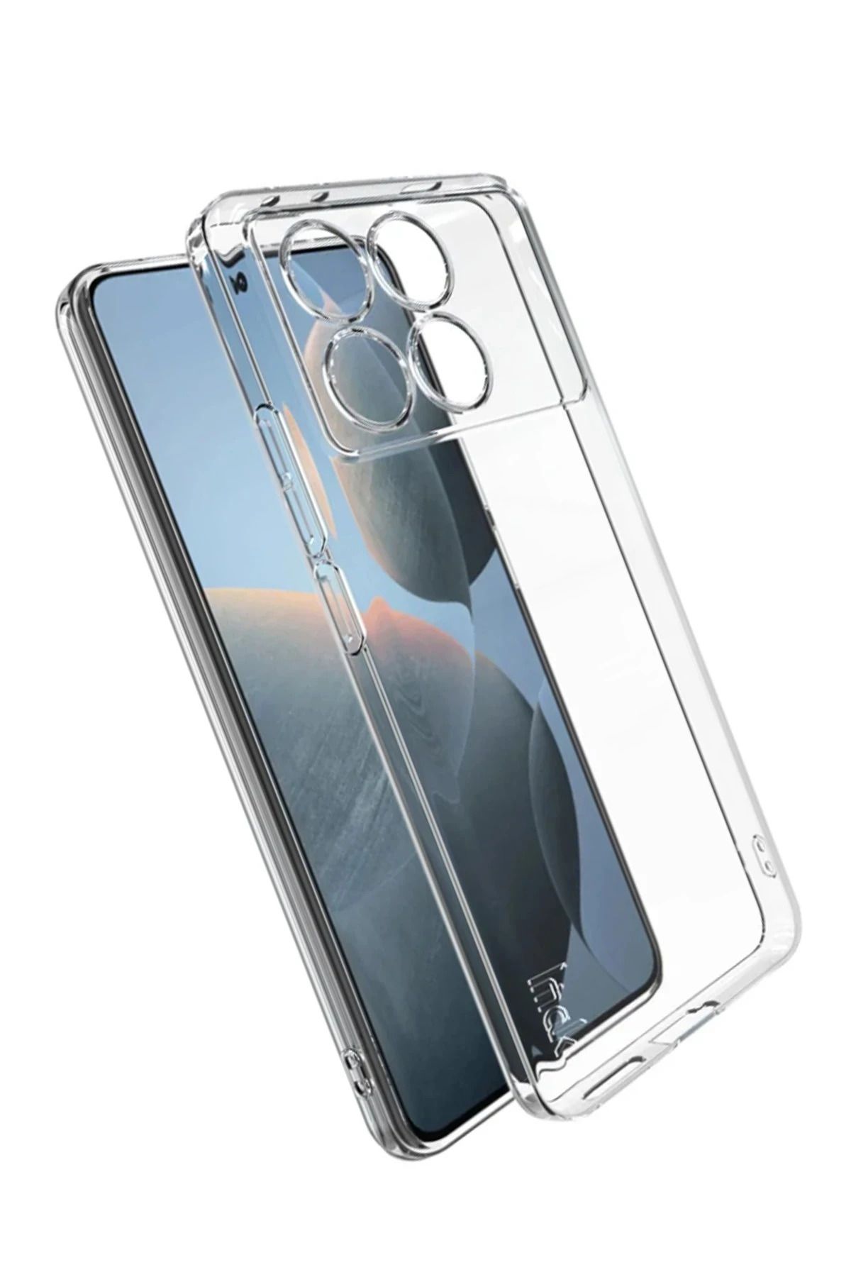 NewFace Xiaomi Poco X6 Pro Kılıf Lüx Şeffaf Silikon DPMAH