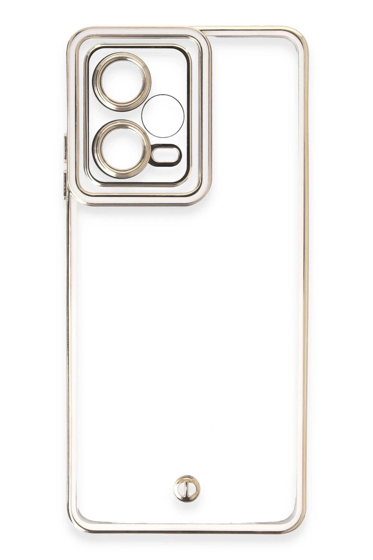 NewFace Xiaomi Redmi Note 12 5G Kılıf Liva Lens Silikon - Beyaz BSTMY