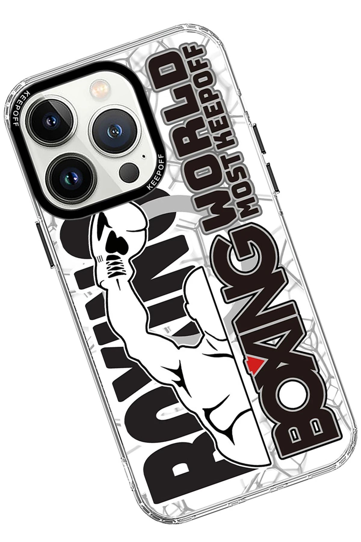 Keep Off iPhone 15 Pro Max Arena Fighting Magsafe Kapak - Win BSTMY