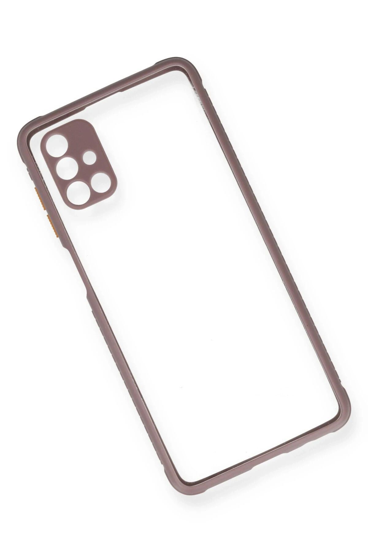 NewFace Samsung Galaxy M51 Kılıf Miami Şeffaf Silikon - Açık Mor BSTMY