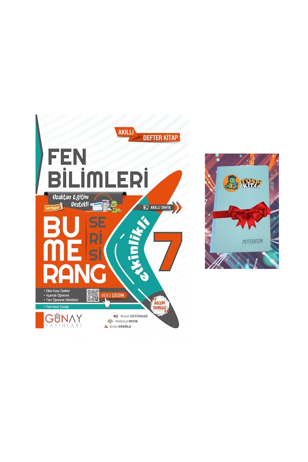 Günay Yayınları 7. Sınıf Bumerang Serisi Fen Bilimleri (NOT DEFTERİ HEDİYE)