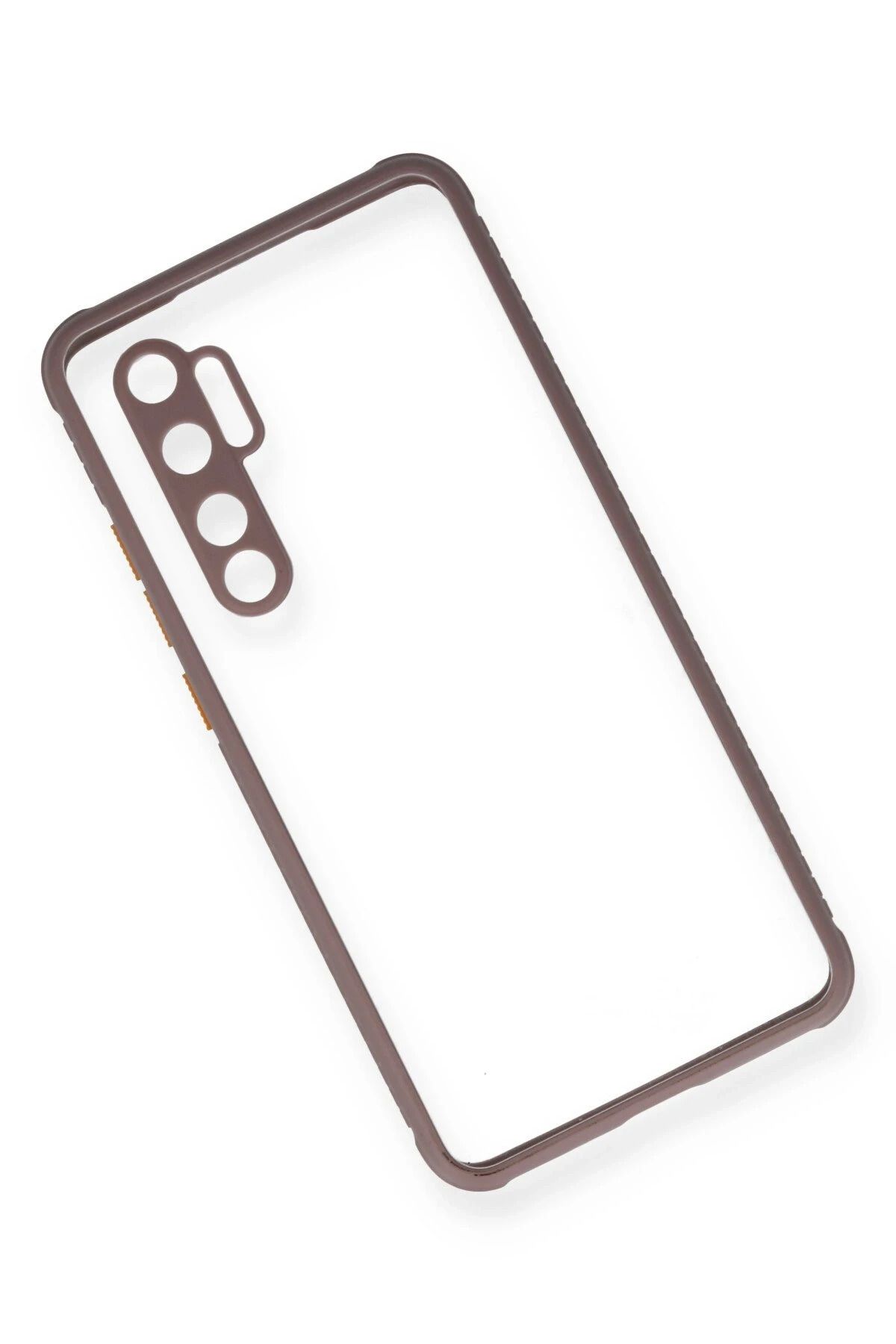 NewFace Xiaomi Mi Note 10 Lite Kılıf Miami Şeffaf Silikon - Açık Mor BSTMY