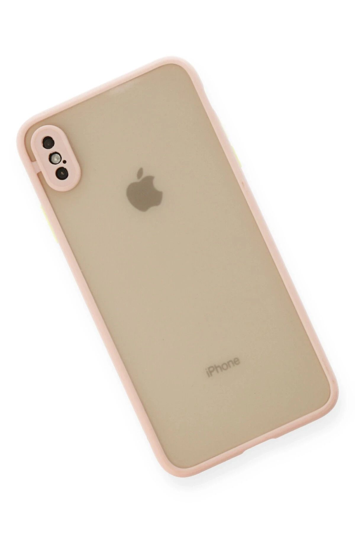 NewFace iPhone X Kılıf Montreal Silikon Kapak - Pembe BSTMY