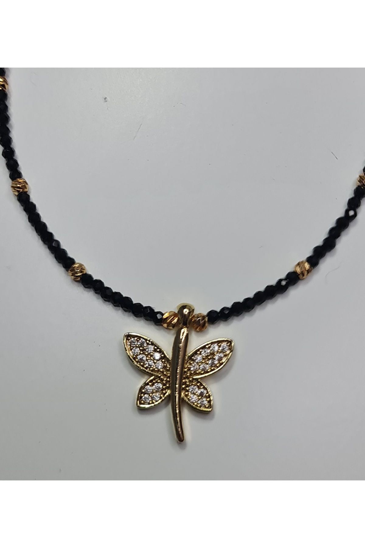 QUVARS SHOP Zirkon Kelebekli Kolye Anneler Günü