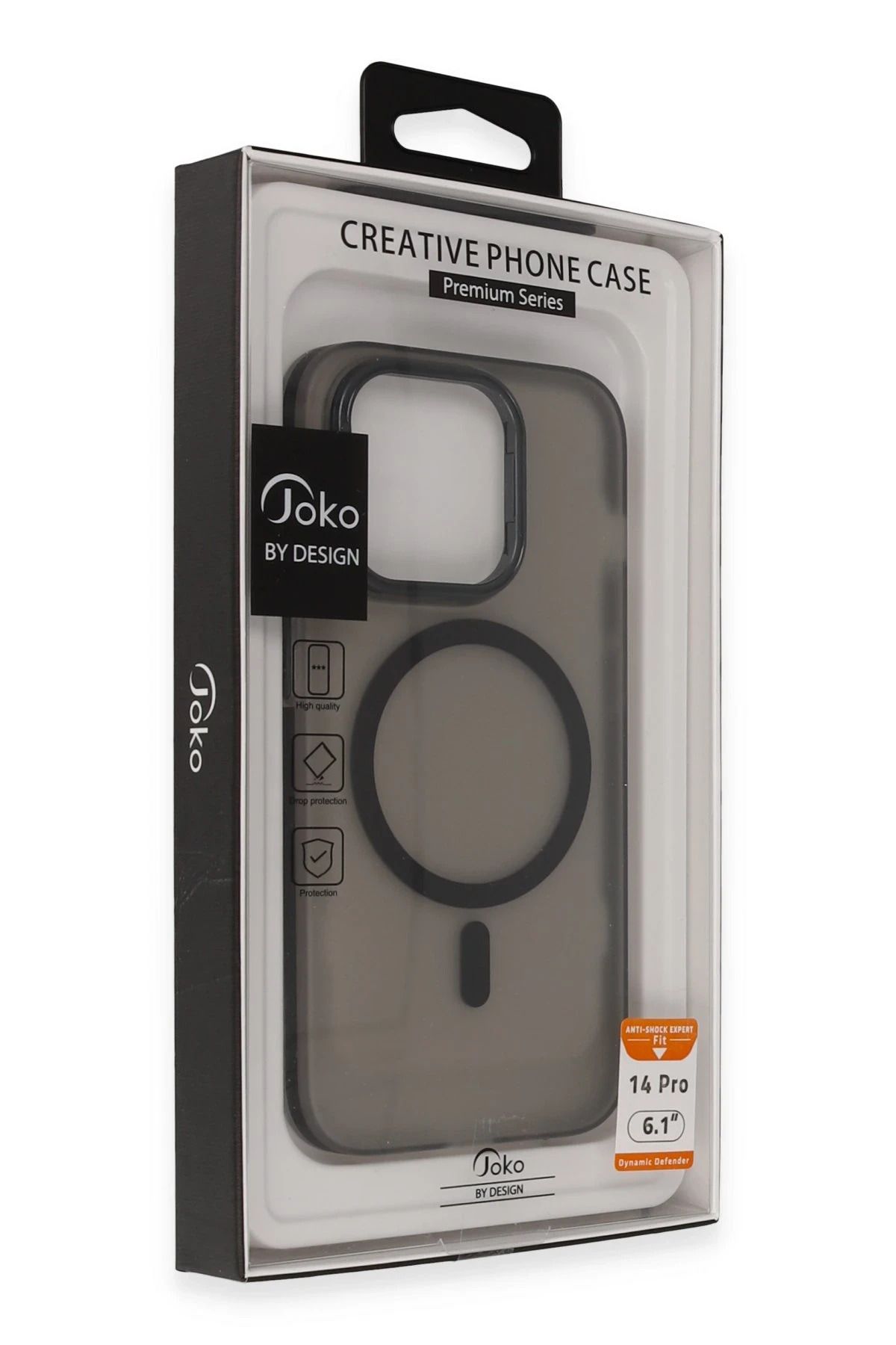 Joko iPhone 15 Pro Frost Standlı Magsafe Kapak - Sierra Blue BSTMY