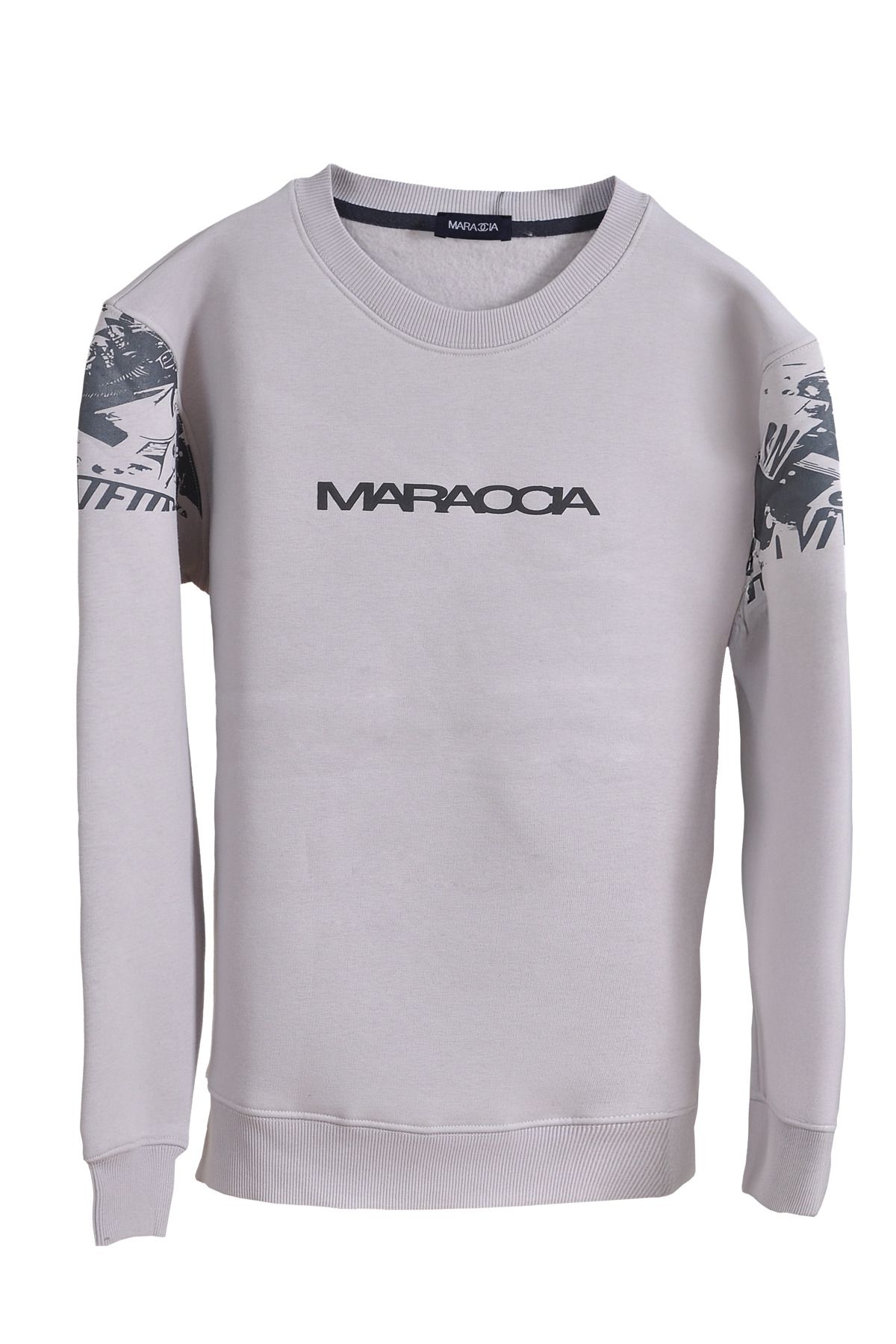 maraccia Gri Unisex Kadın & Erkek Sweatshirt