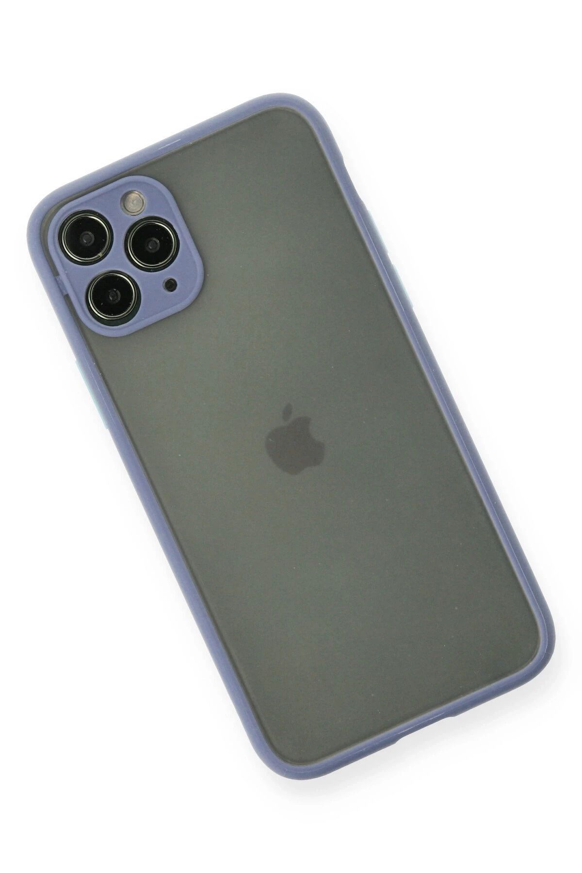 NewFace iPhone 11 Pro Kılıf Montreal Silikon Kapak - Gri BSTMY
