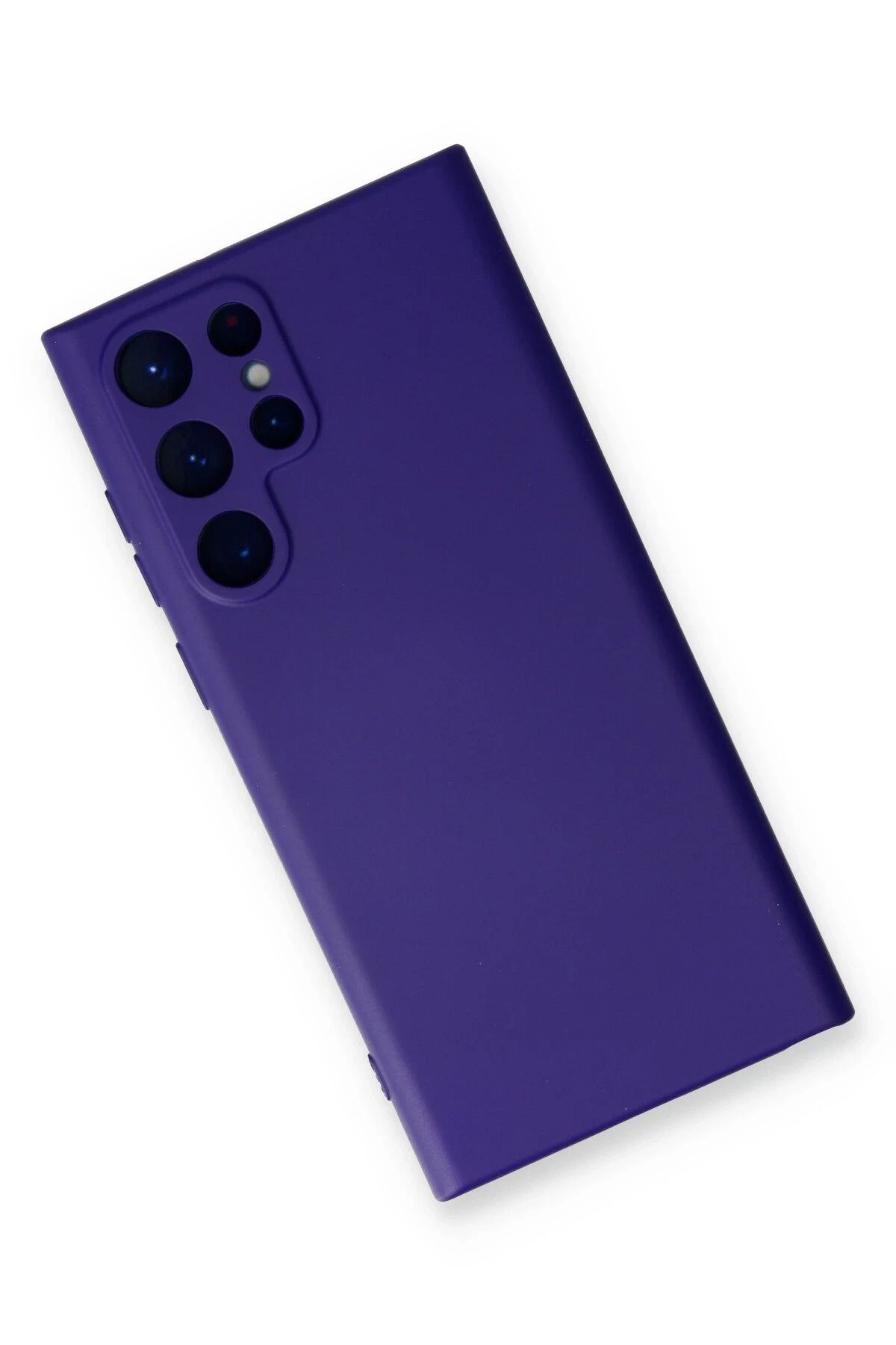NewFace Galaxy S24 Ultra Kılıf Nano içi Kadife Silikon - Mor