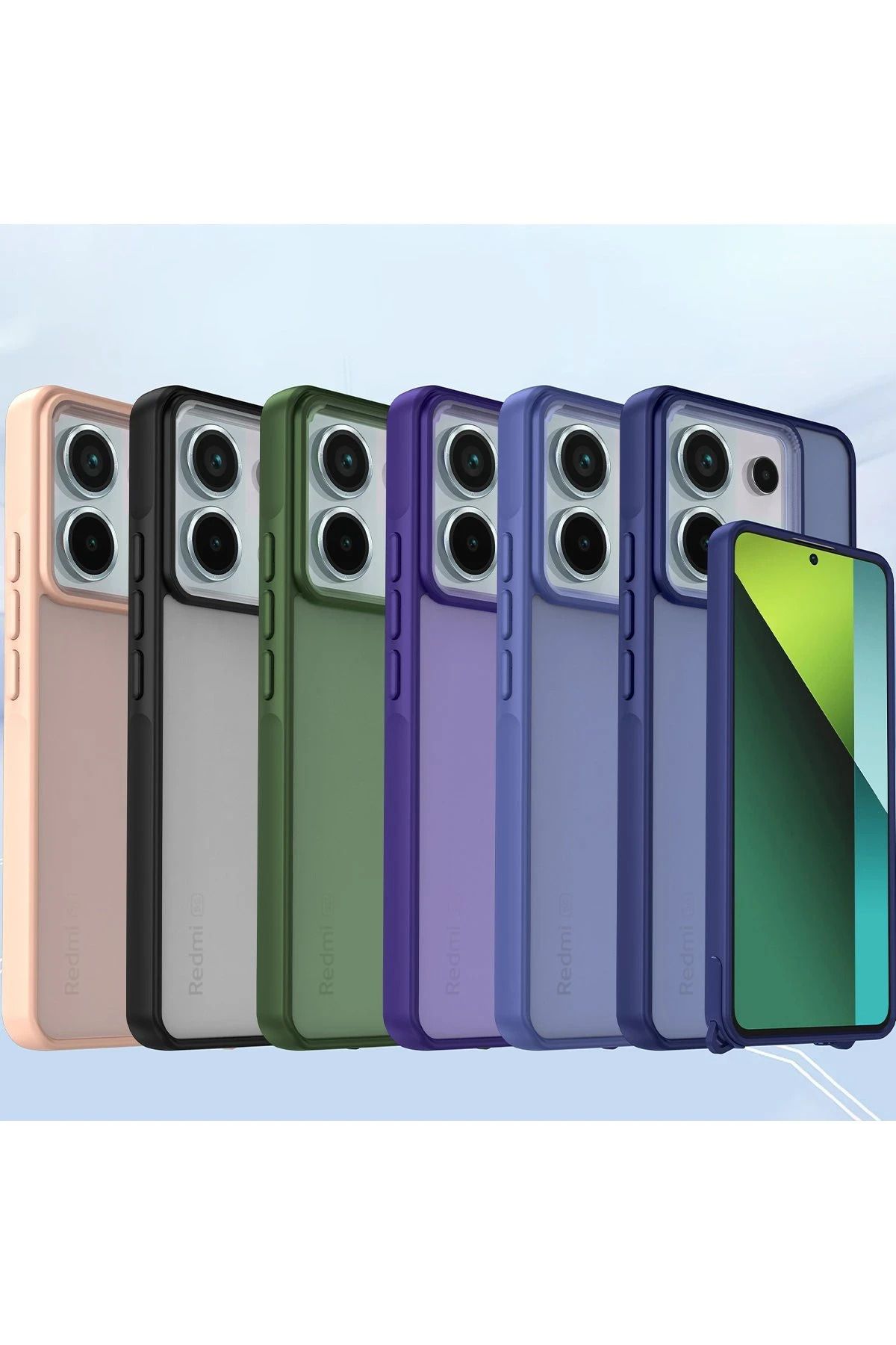 NewFace Xiaomi Redmi Note 13 Pro 5G Kılıf Elegant Kapak - Siyah BSTMY