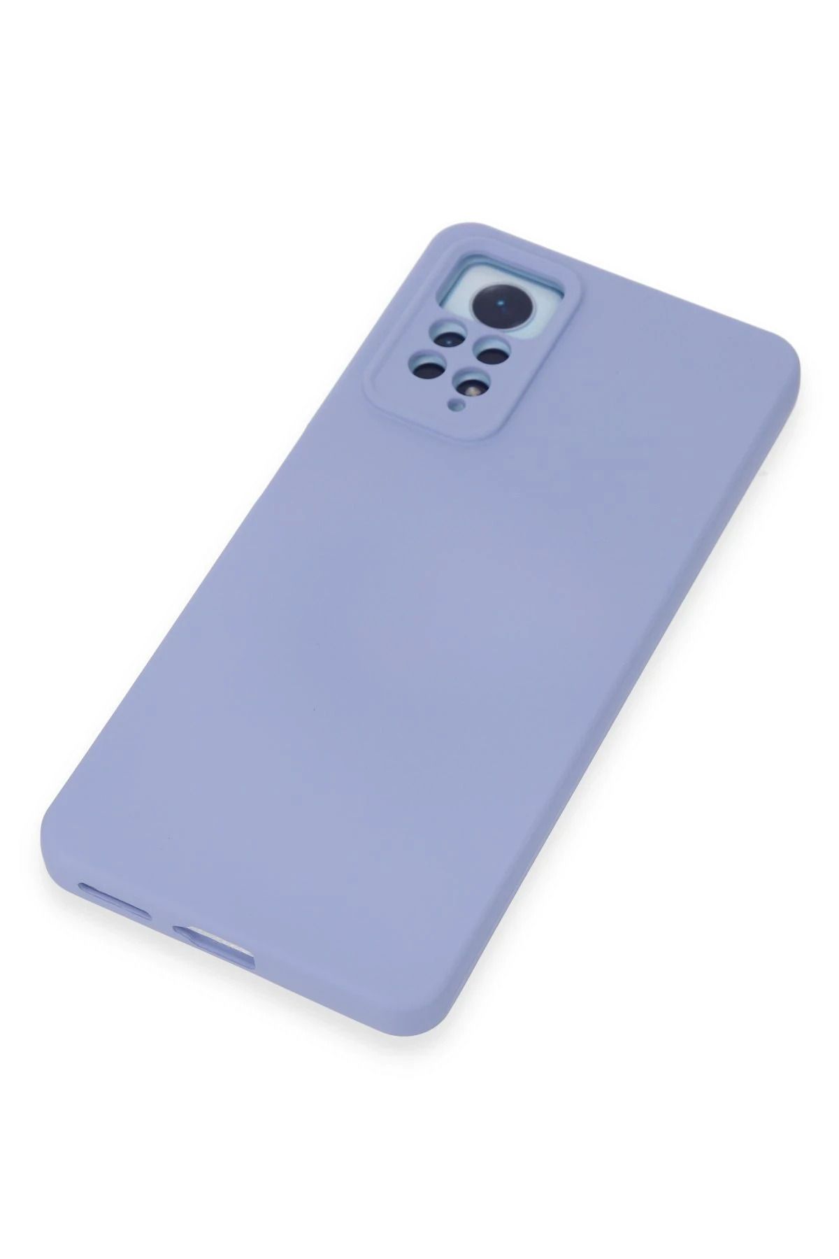 NewFace Xiaomi Redmi Note 12 Pro 4G Kılıf Nano içi Kadife Silikon - Lila BSTMY