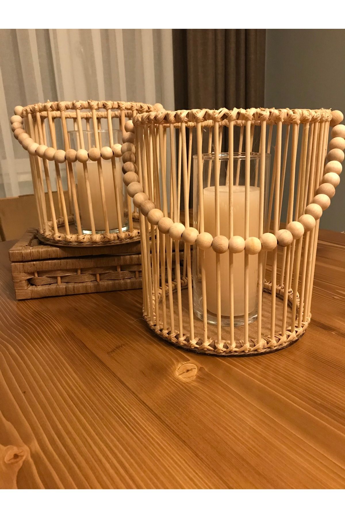 sibambu home style Bambu çubuk fener sepet