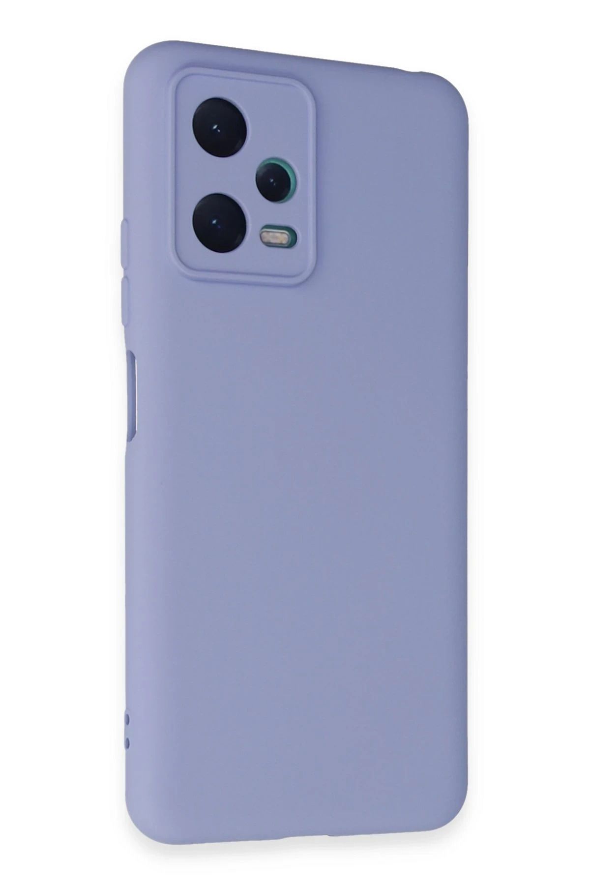 NewFace Xiaomi Redmi Note 12 5G Uyumlu Kılıf Nano içi Kadife Silikon - Lila BSTMY