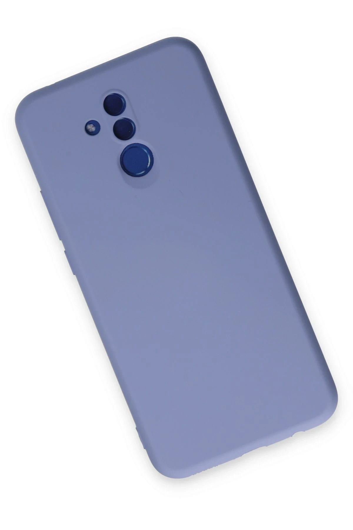 NewFace Huawei Mate 20 Lite Kılıf Nano içi Kadife Silikon - Lila BSTMY
