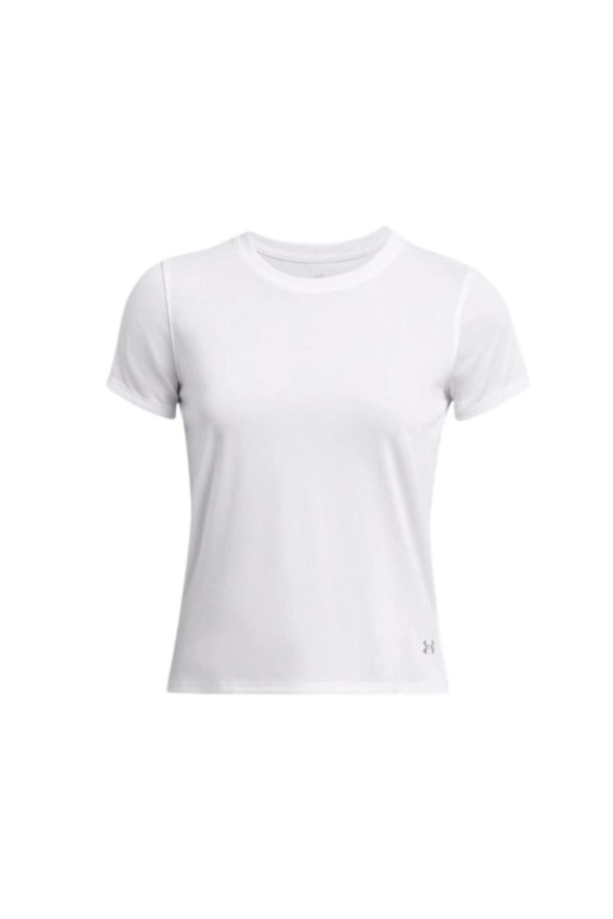 Under Armour UA Launch Shortsleeve 1382434-100 Beyaz Tişört görsel 2