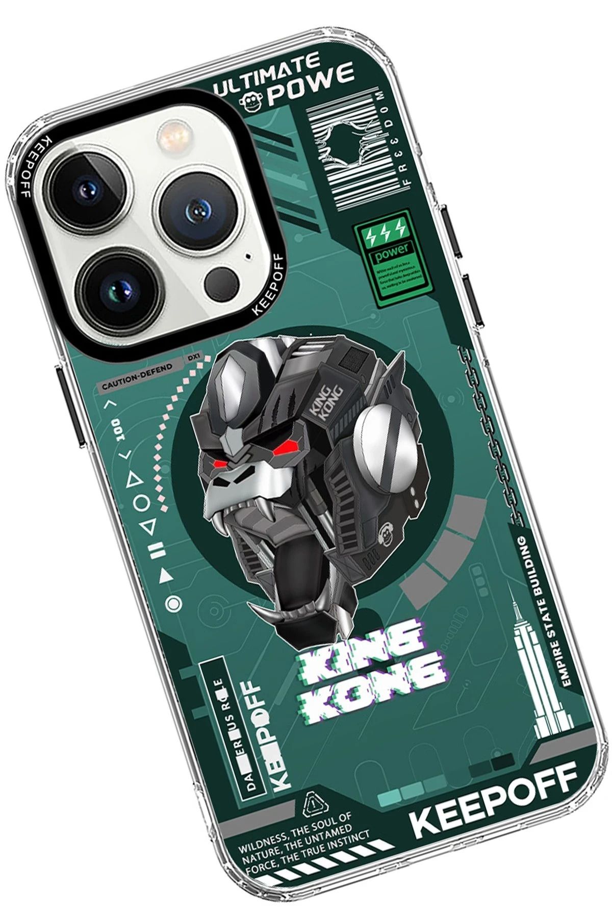 Keep Off iPhone 15 Pro DNA Magsafe Kapak - King Kong BSTMY