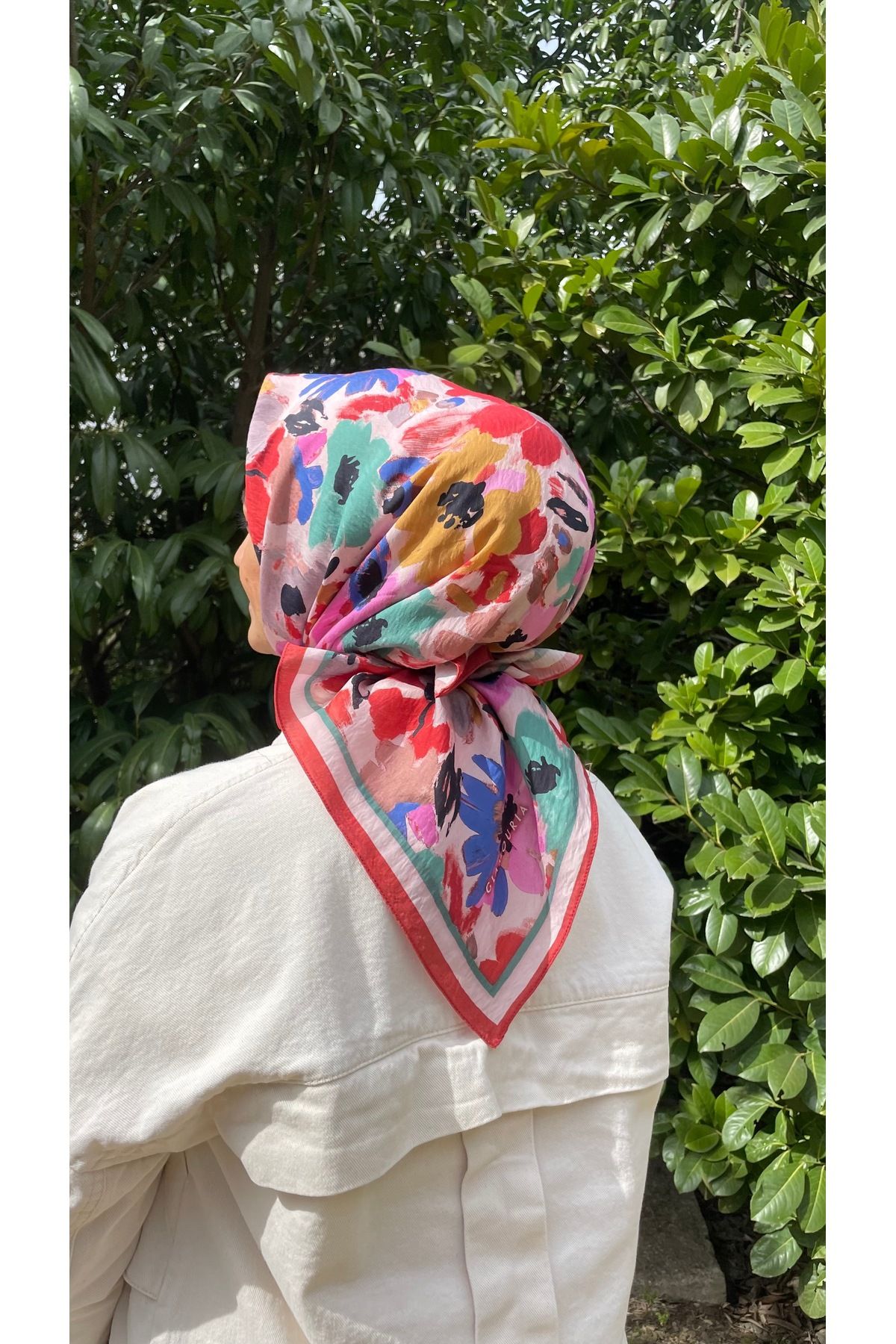 ELVİN SCARFS Organik Modal ipek Eşarp
