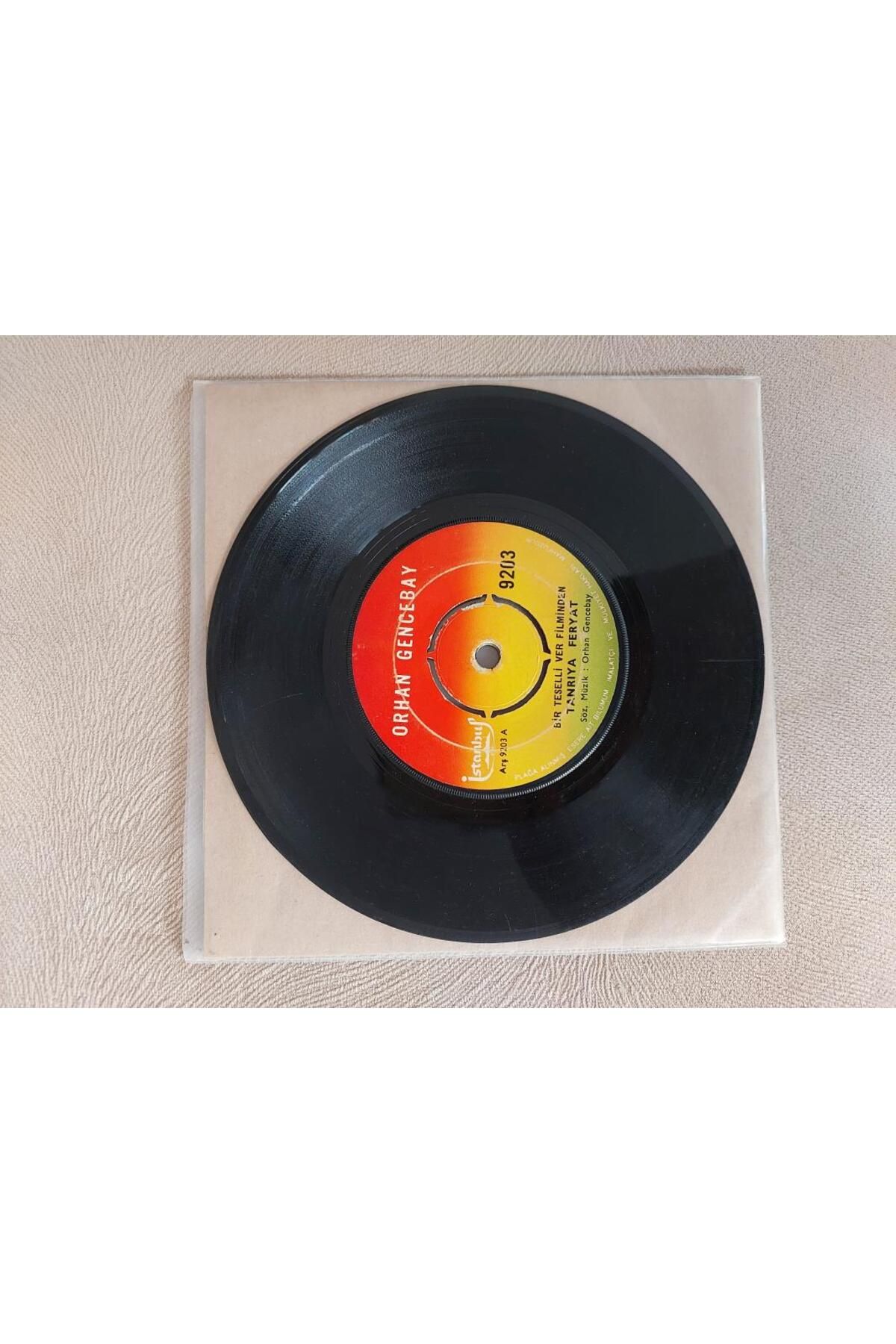 Plakperest Orhan Gencebay – Tanrıya Feryat / Ümit Şarkısı - 1971 Türkiye Basım 45 Lik Plak