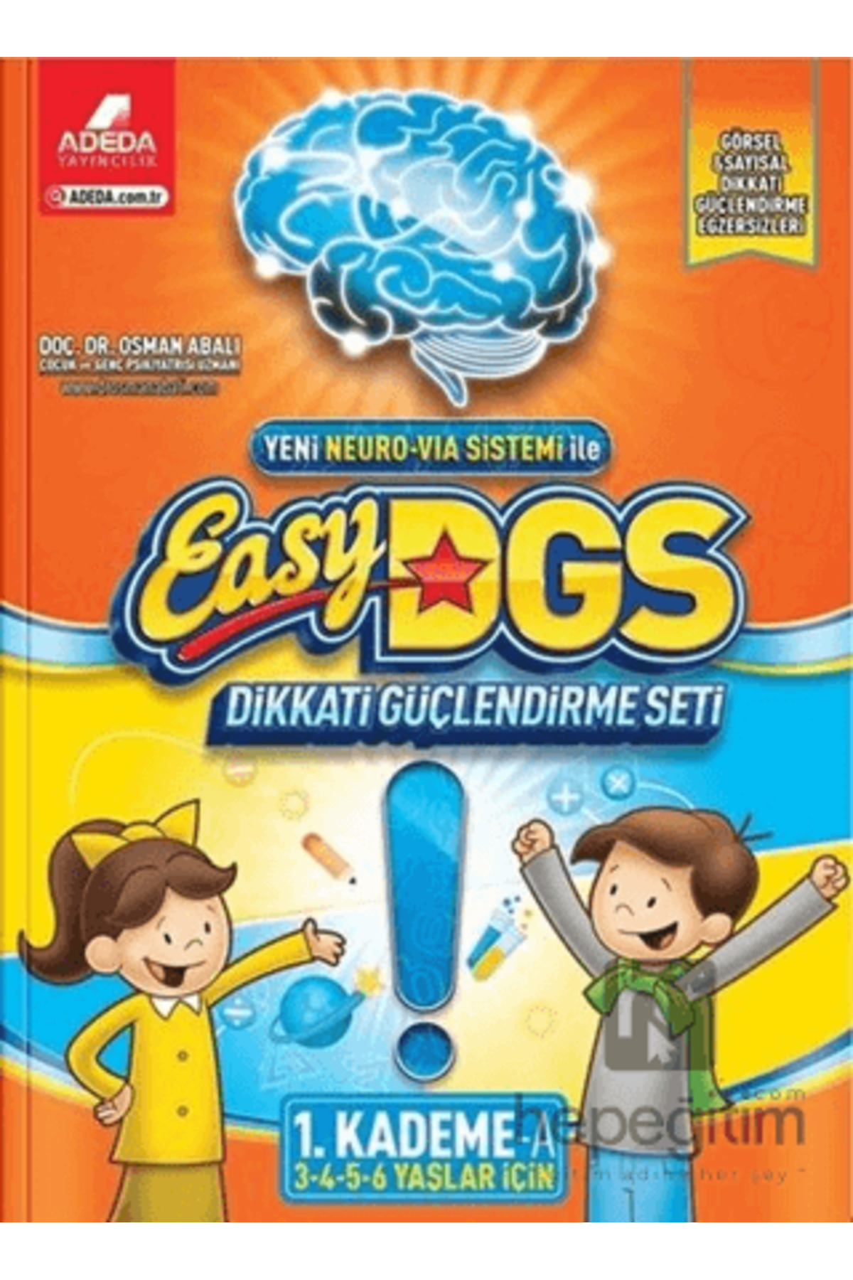 Adeda Yayınları Easy DGS Dikkati Güçlendirme Seti (3 - 4 - 5 - 6