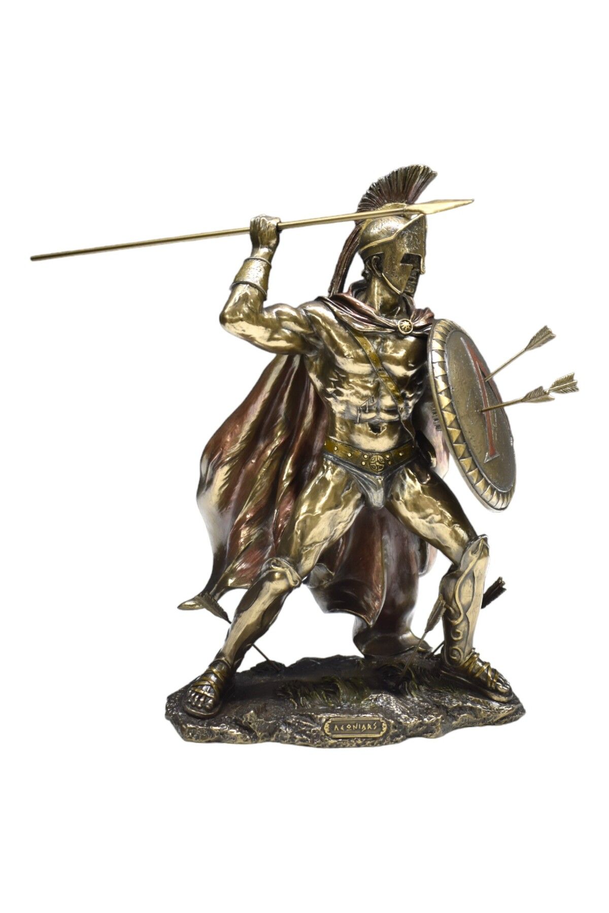 AYDINARTSHOP Veronese Sparta Askeri Heykeli – Antik Yunan Savaşçısı Figürü