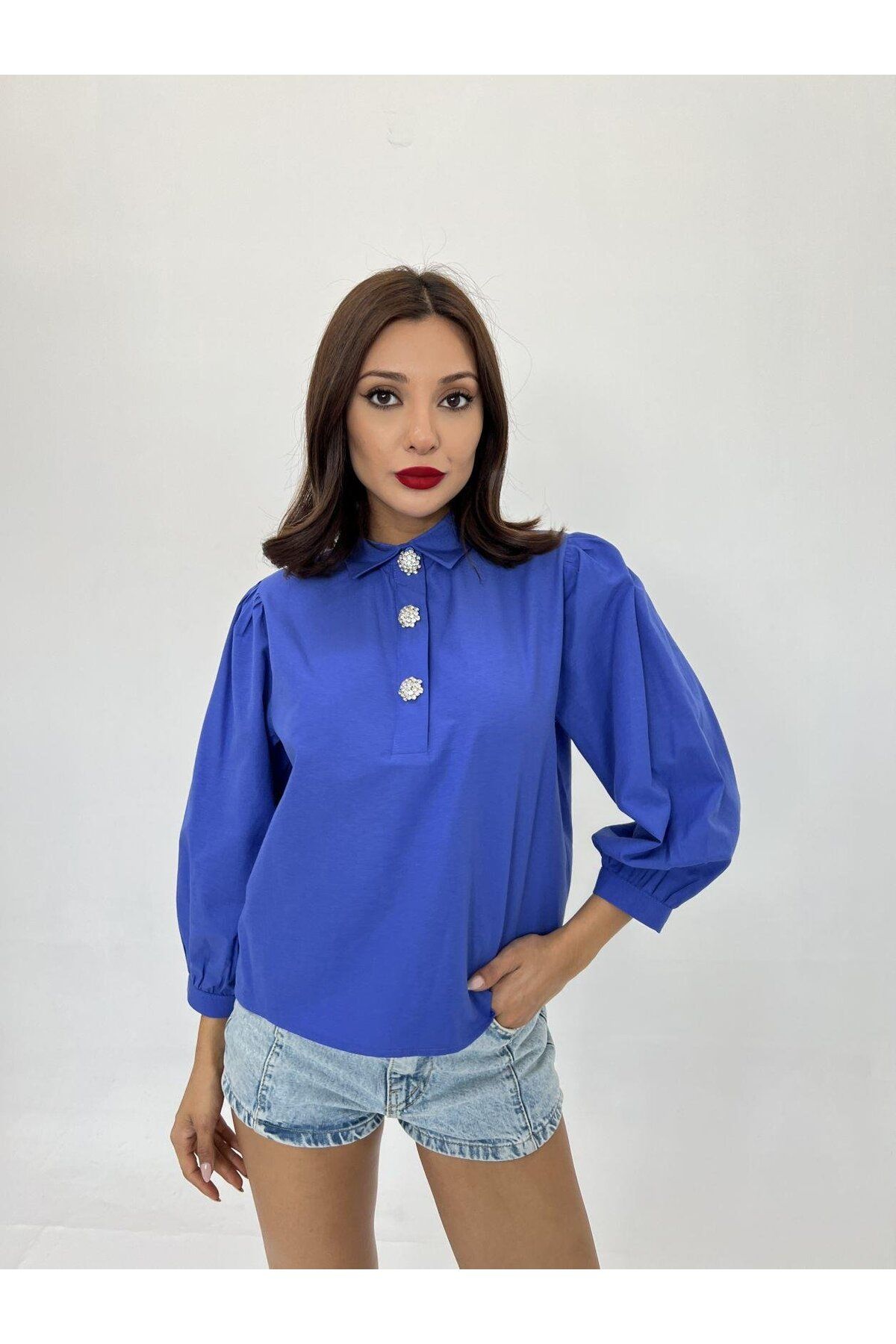 ARUZ MODA 7043 GÖMLEK-MOR