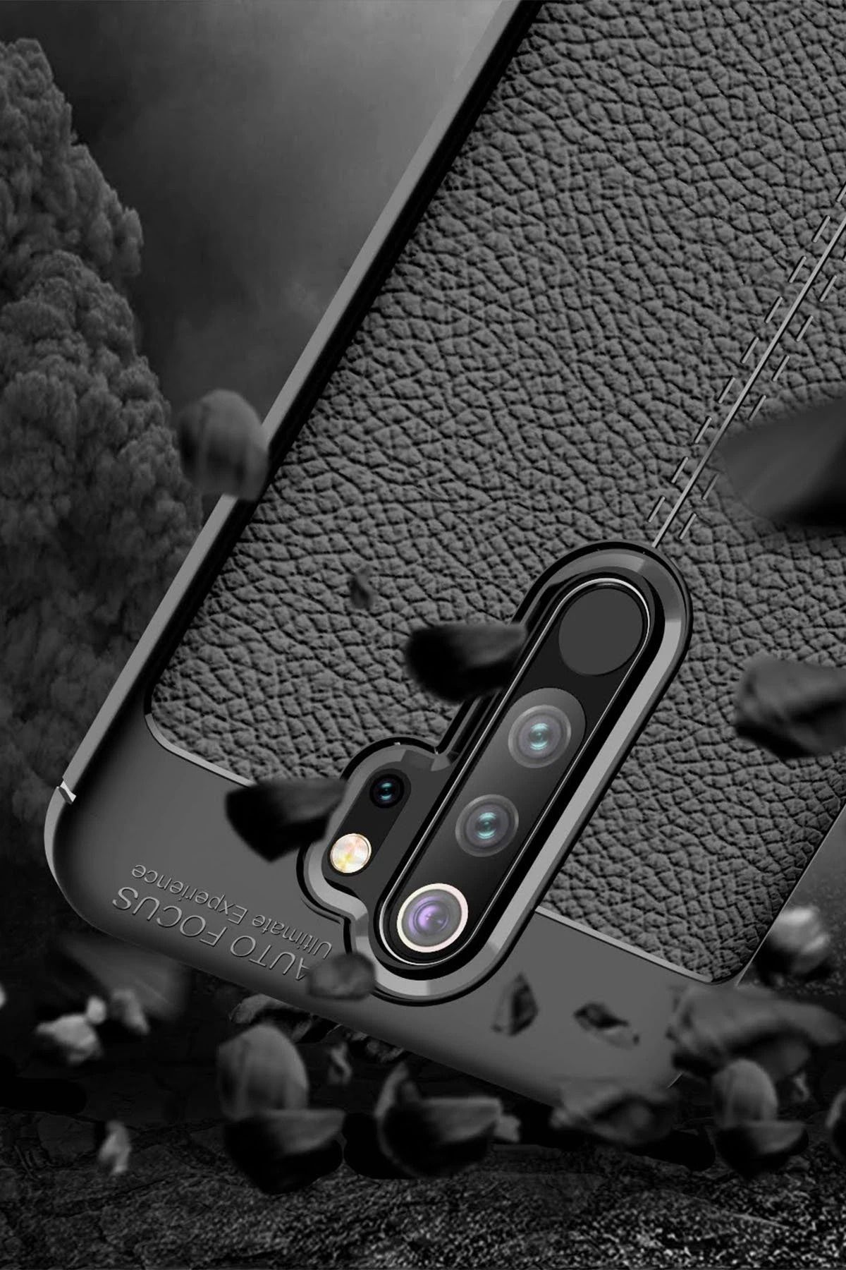 NewFace Xiaomi Redmi Note 8 Pro Kılıf Auto Focus Kapak - Kırmızı BSTMY