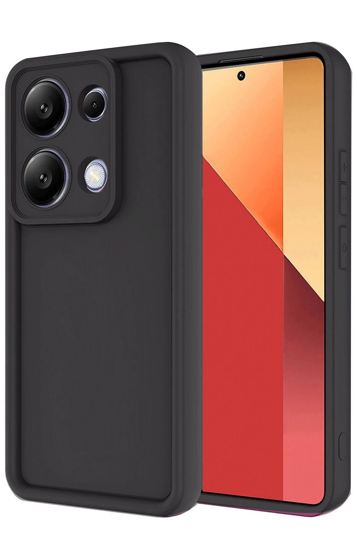 NewFace Xiaomi Redmi Note 13 Pro 4G Kılıf Viera Silikon - Siyah BSTMY