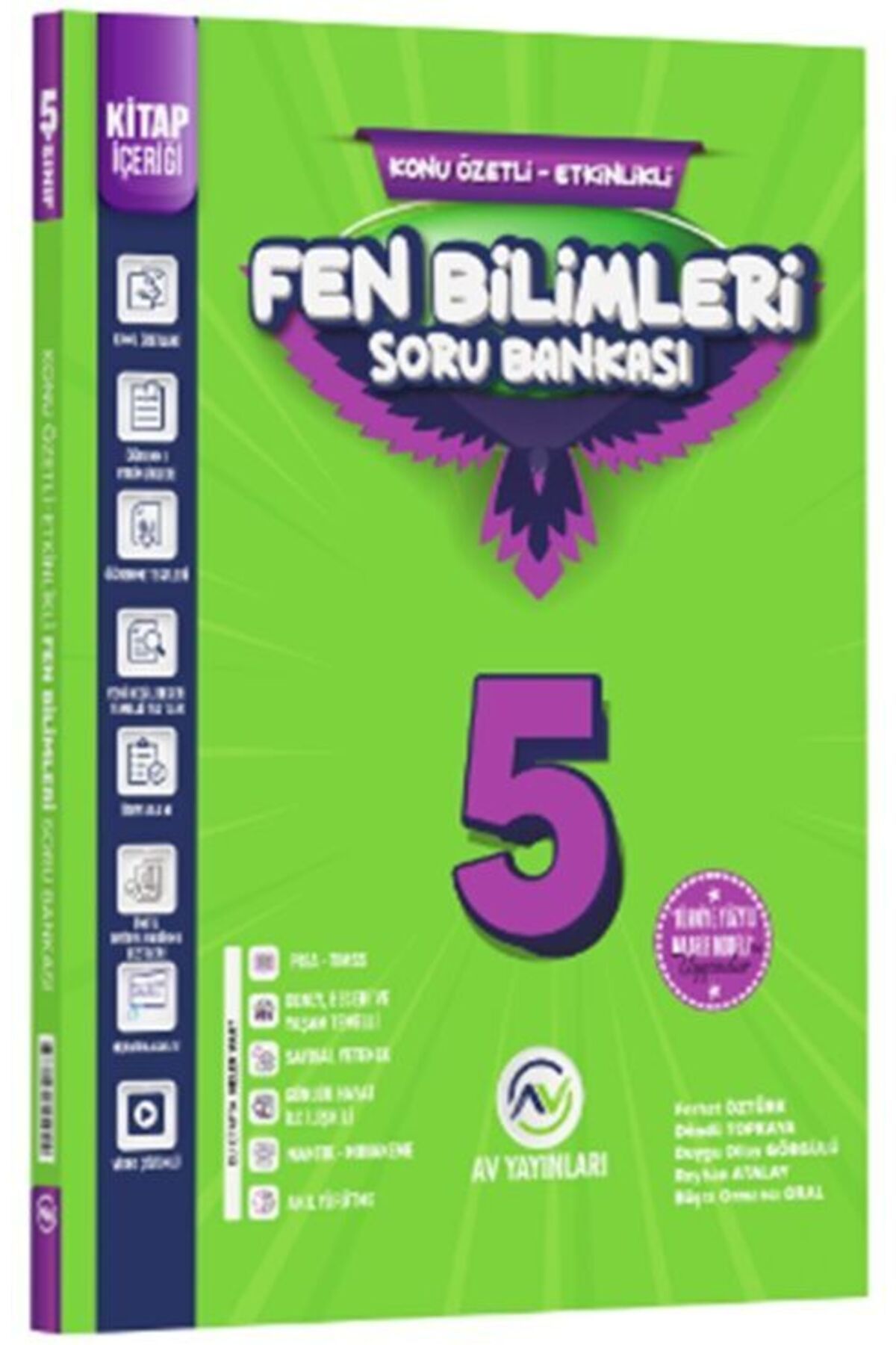 Bi bigelio Av Yayınları 5. Sınıf Fen Bilimleri Kazanım Etkinlikli Soru Bankası