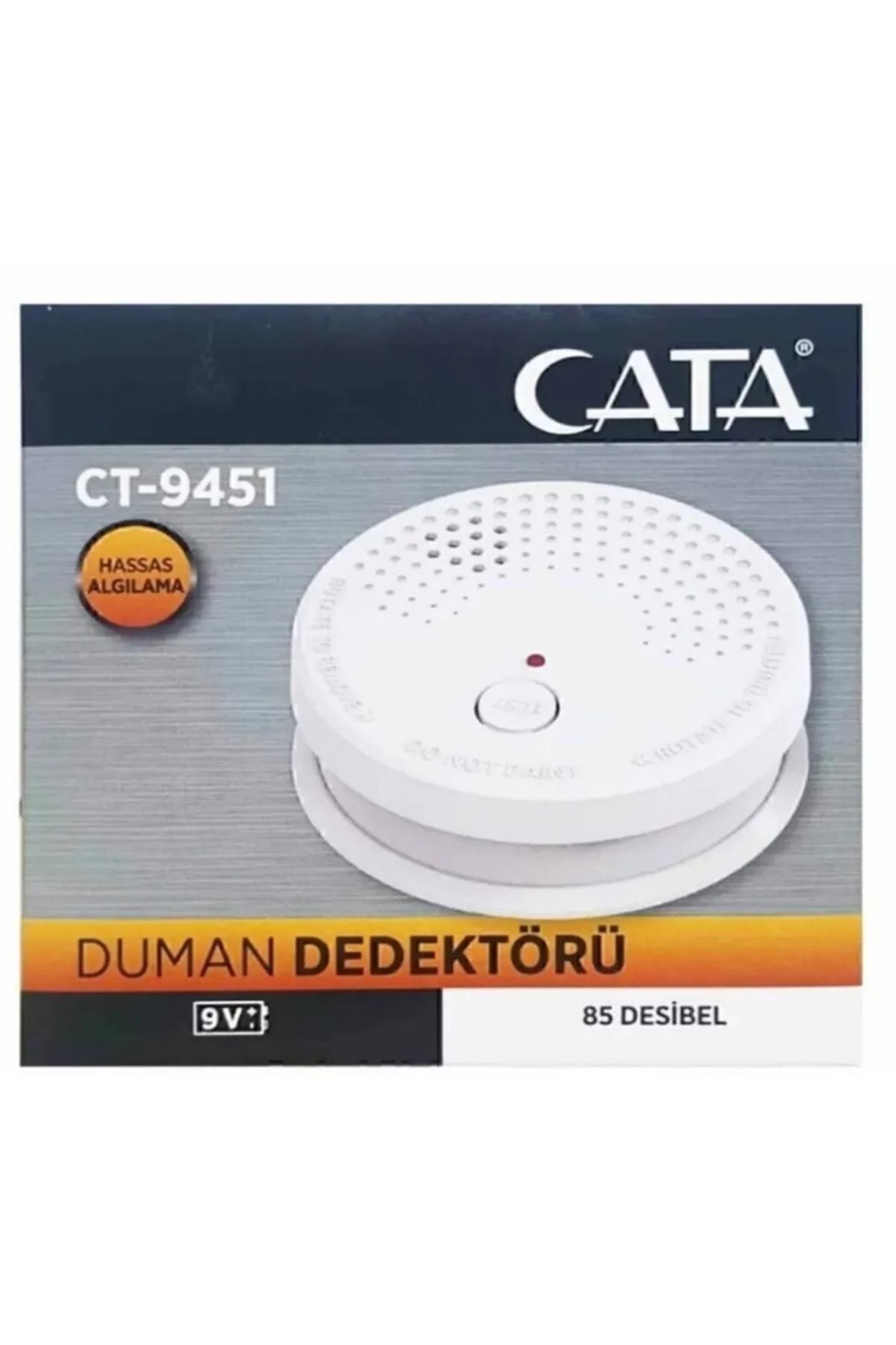 MNY ELEKTRİK CATA PİLLİ YANGIN DUMAN DEDEKTÖRÜ KABLOSUZ TAK ÇALIŞTIR