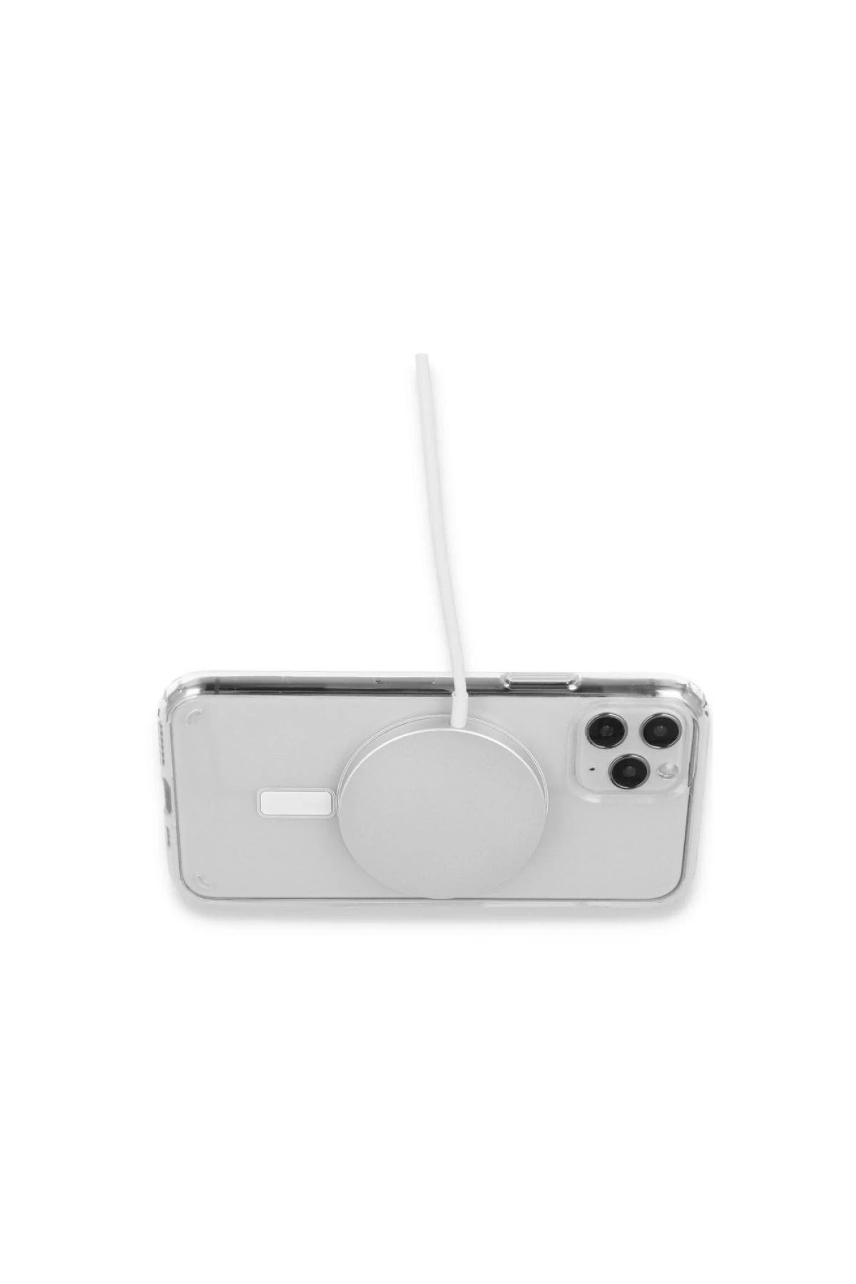 NewFace iPhone 12 Pro Kılıf Pc Real Magsafe Kapak - Şeffaf BSTMY