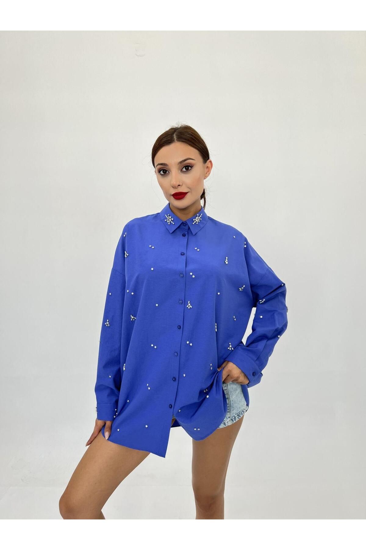 ARUZ MODA 6792 GÖMLEK-MOR