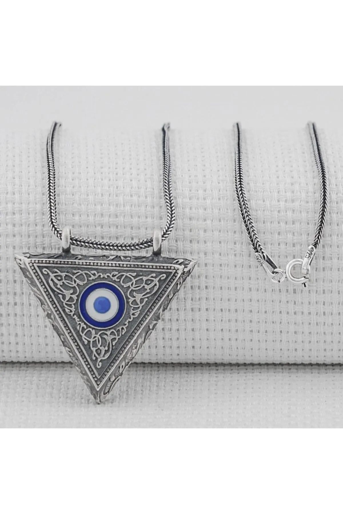 MODA925 925 Ayar Gümüş Cevşen Muska Kabı Kolye