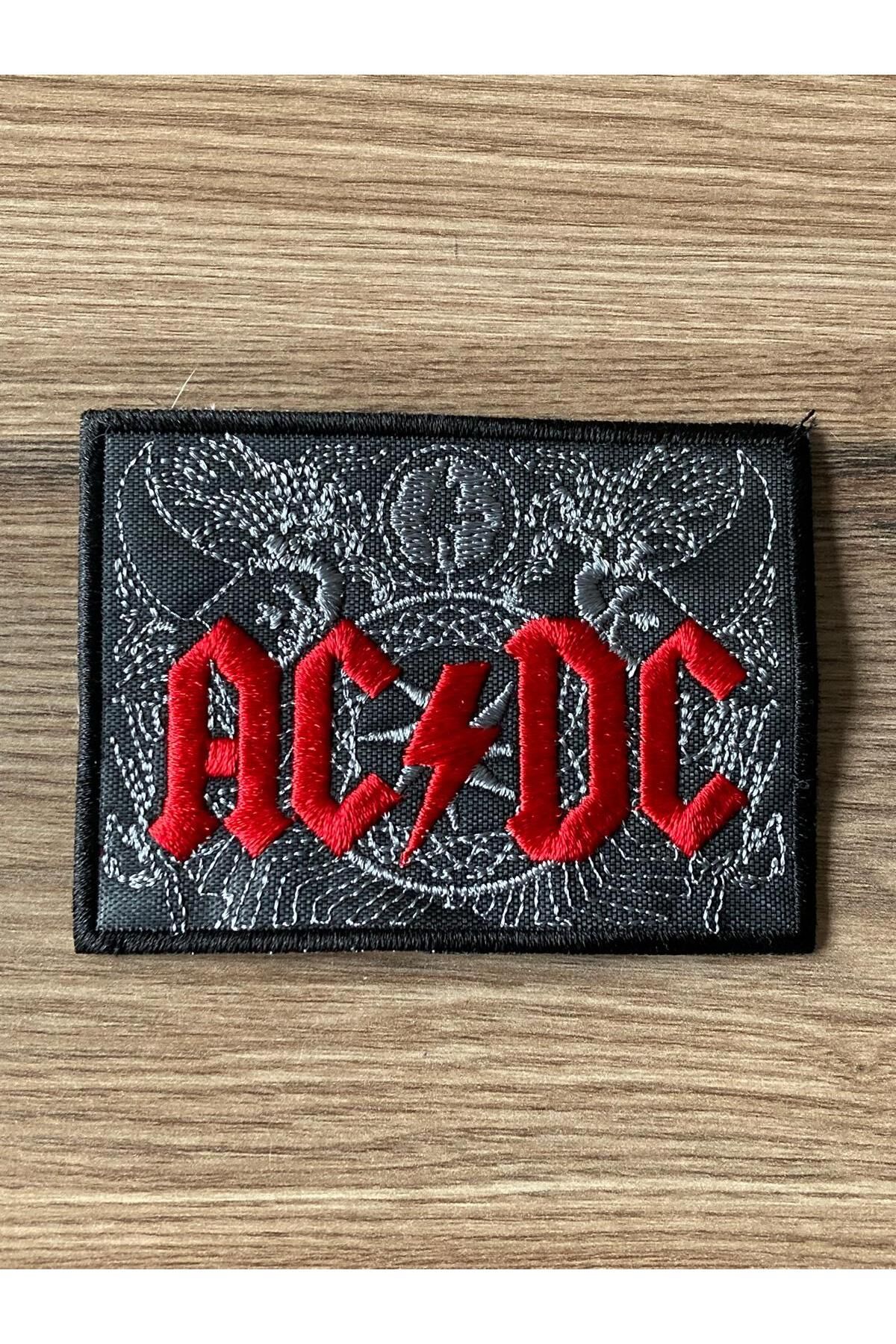 StüdyoÜmitTişört ACDC,AC-DC,AC/DC Black Ice Peç,patch,patches,arma ve kot yaması