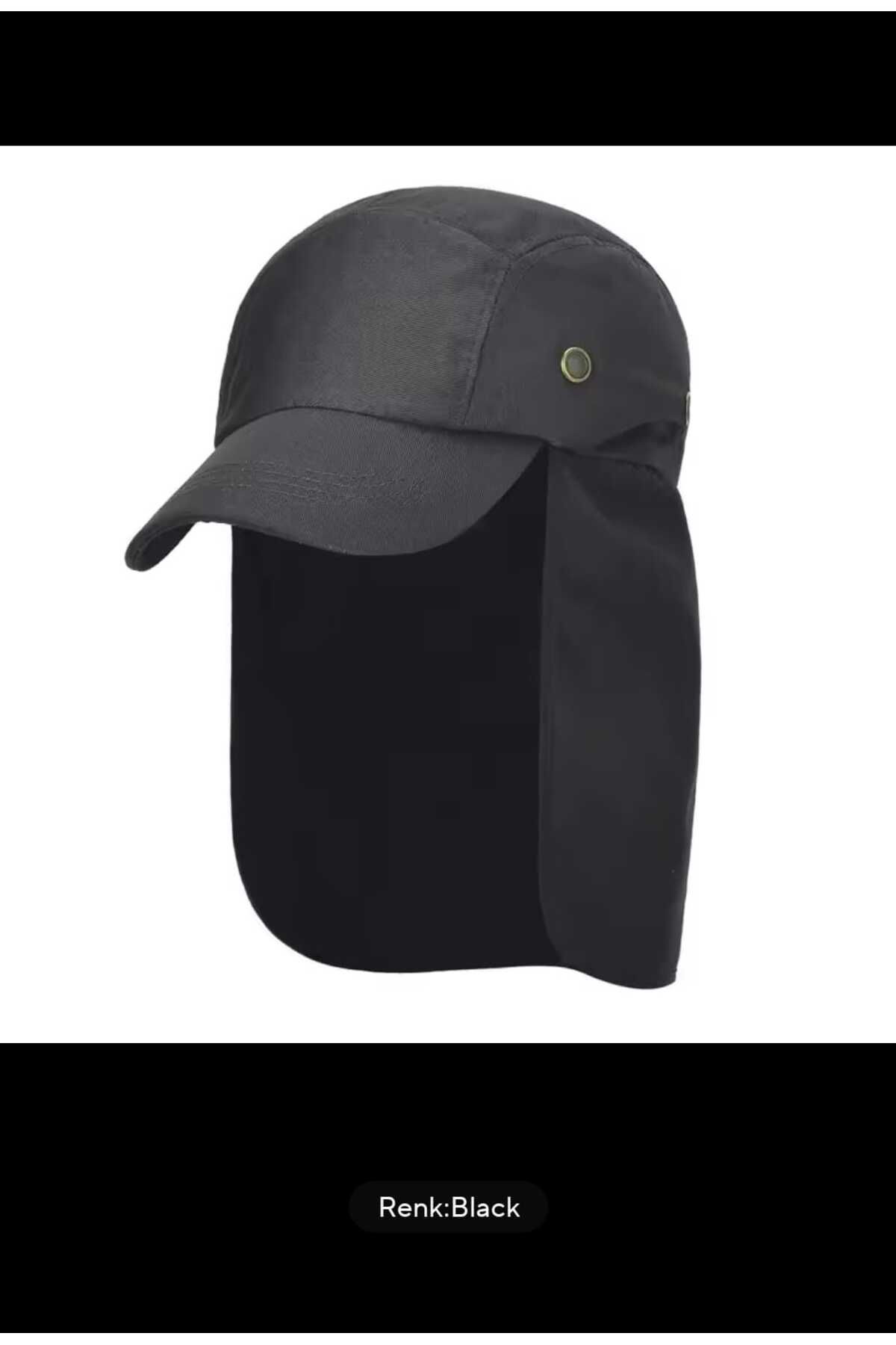 WOHOME Arkadan Perdeli Lejyoner Cap Şapka Unisex Şapka
