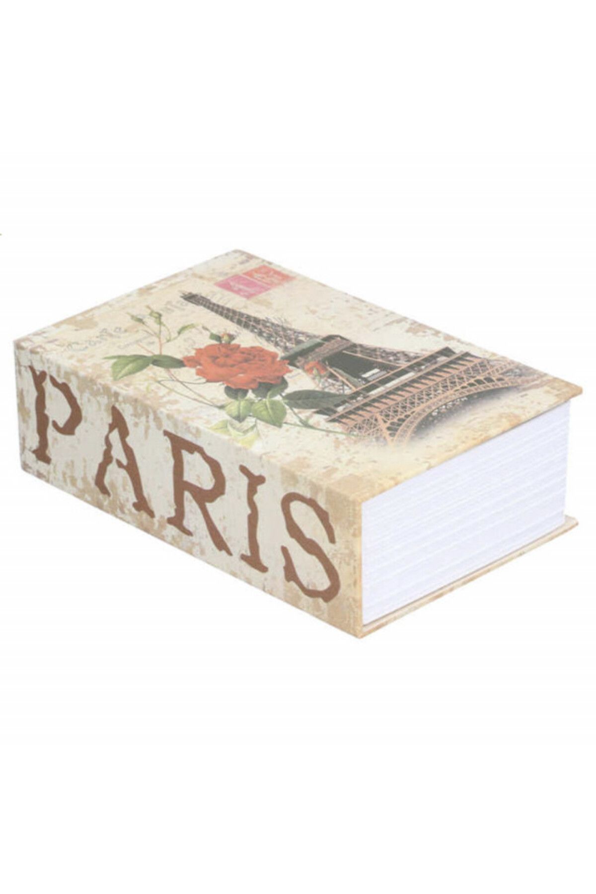 PUFO-Secret Book Safe With Key Lock, Eiffel Tower, 24 X 15 Cm 4