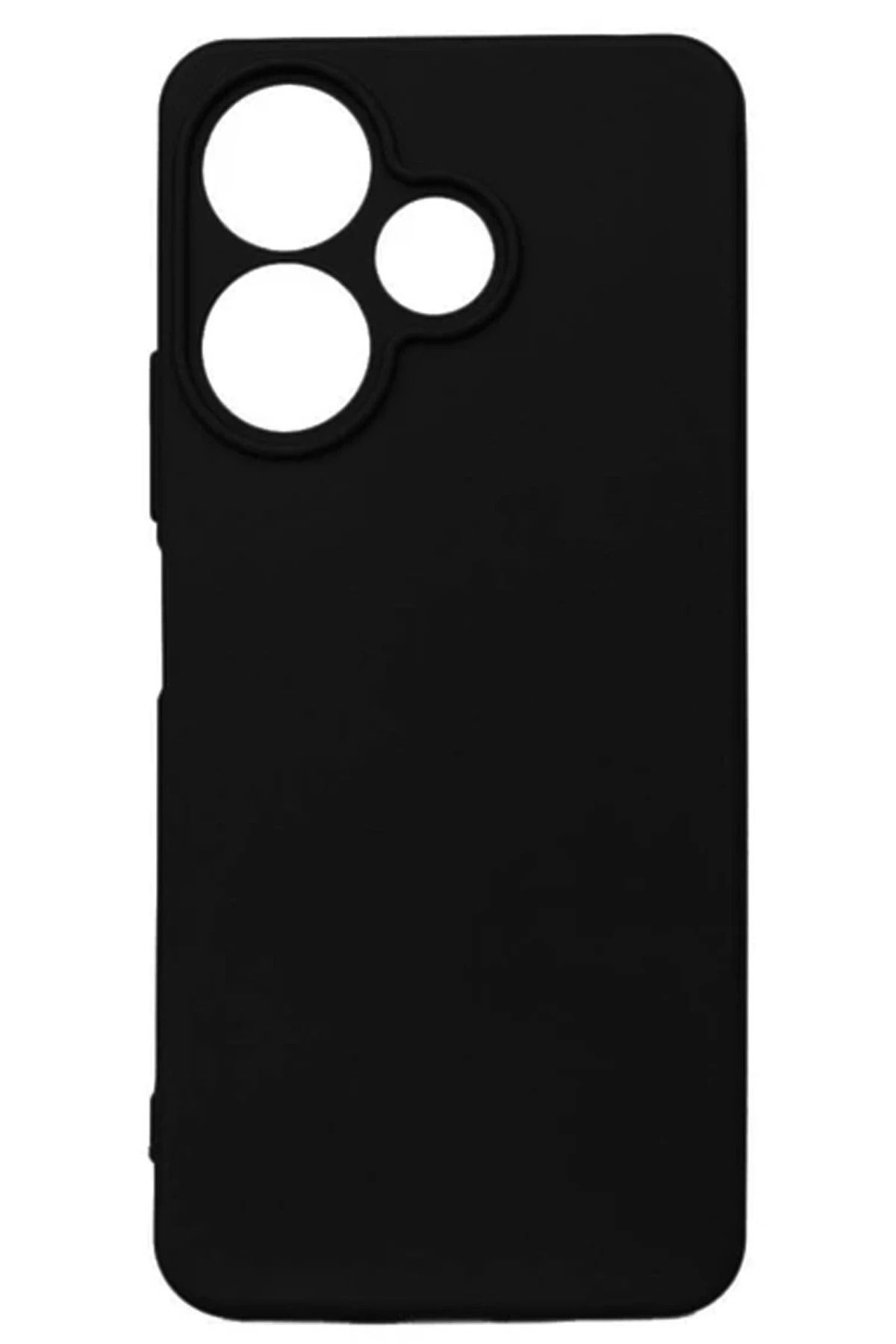 NewFace Xiaomi Redmi 13 4G Kılıf First Silikon - Siyah BSTMY