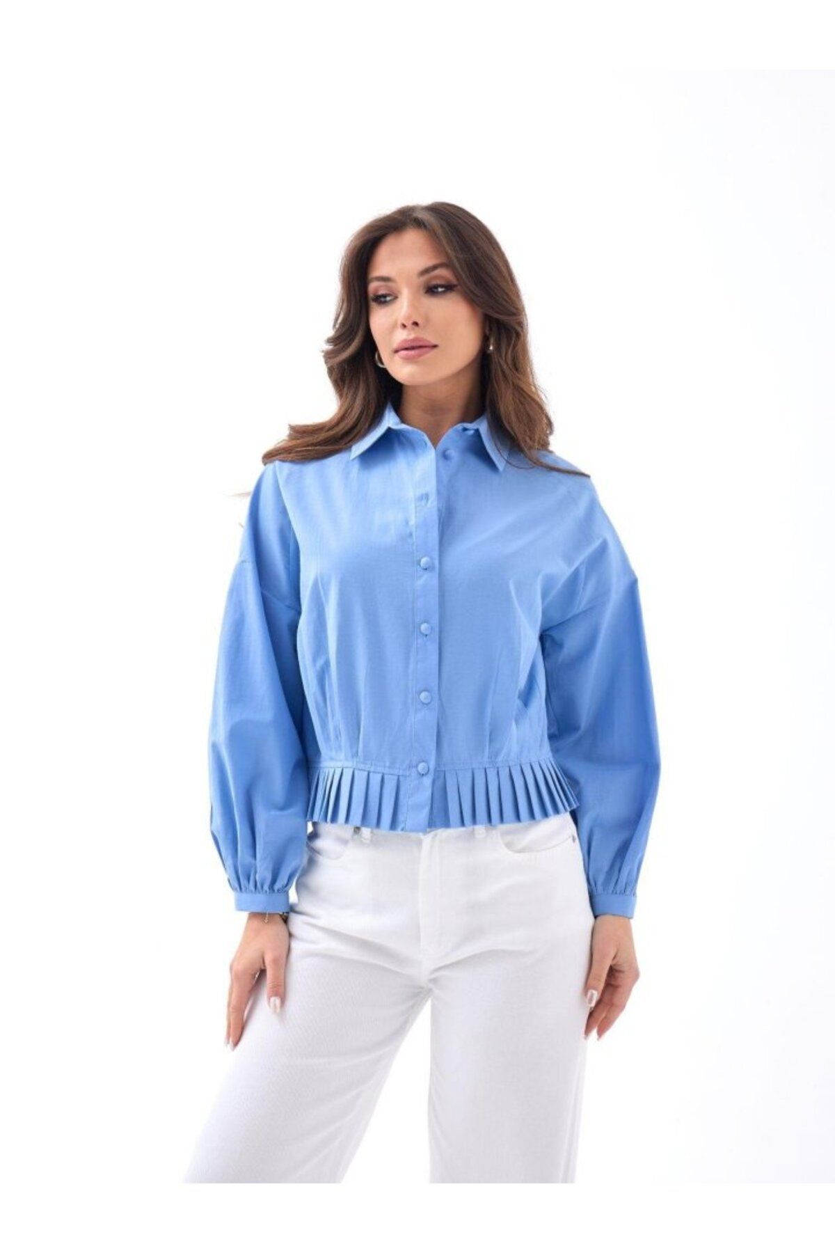 ARUZ MODA 6457 GÖMLEK-KOYU MAVİ