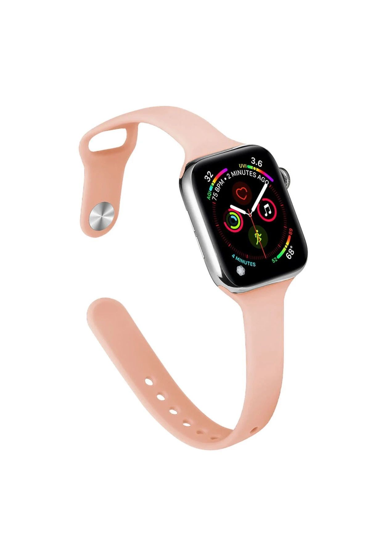 NewFace Apple Watch 42mm Klasik Kordon - Pudra DPMAH