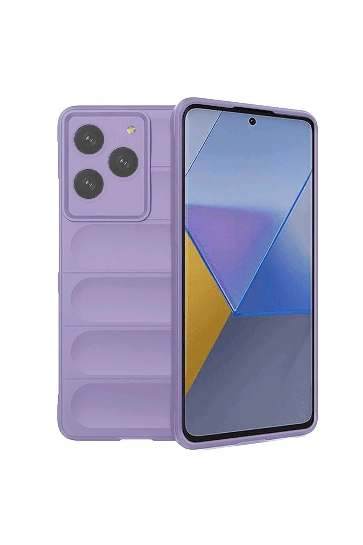 NewFace General Mobile Era 50 Kılıf Optimum Silikon - Lila BSTMY uyumlu
