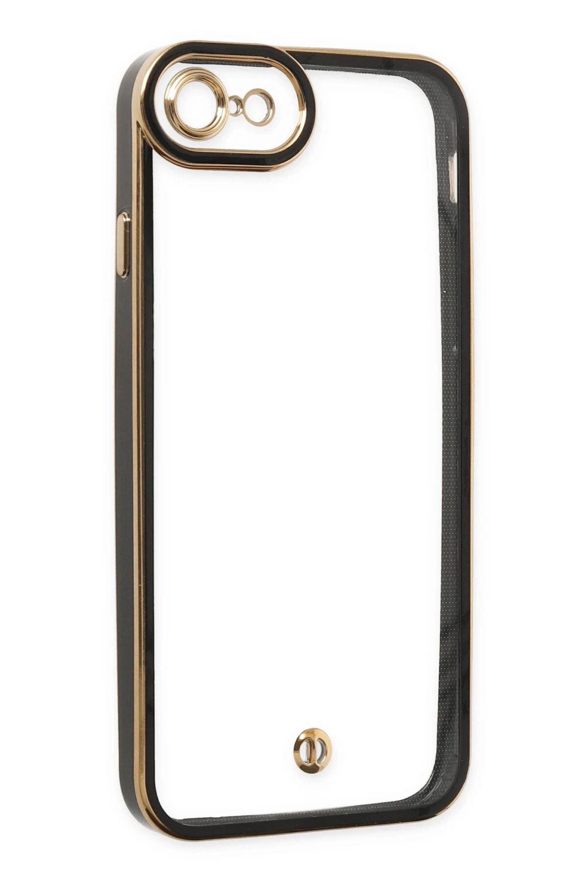 NewFace iPhone 7 Kılıf Liva Lens Silikon - Siyah BSTMY
