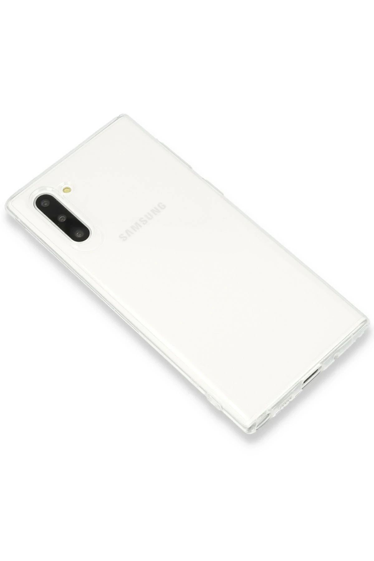 NewFace Samsung Galaxy Note 10 Kılıf Lüx Şeffaf Silikon BSTMY
