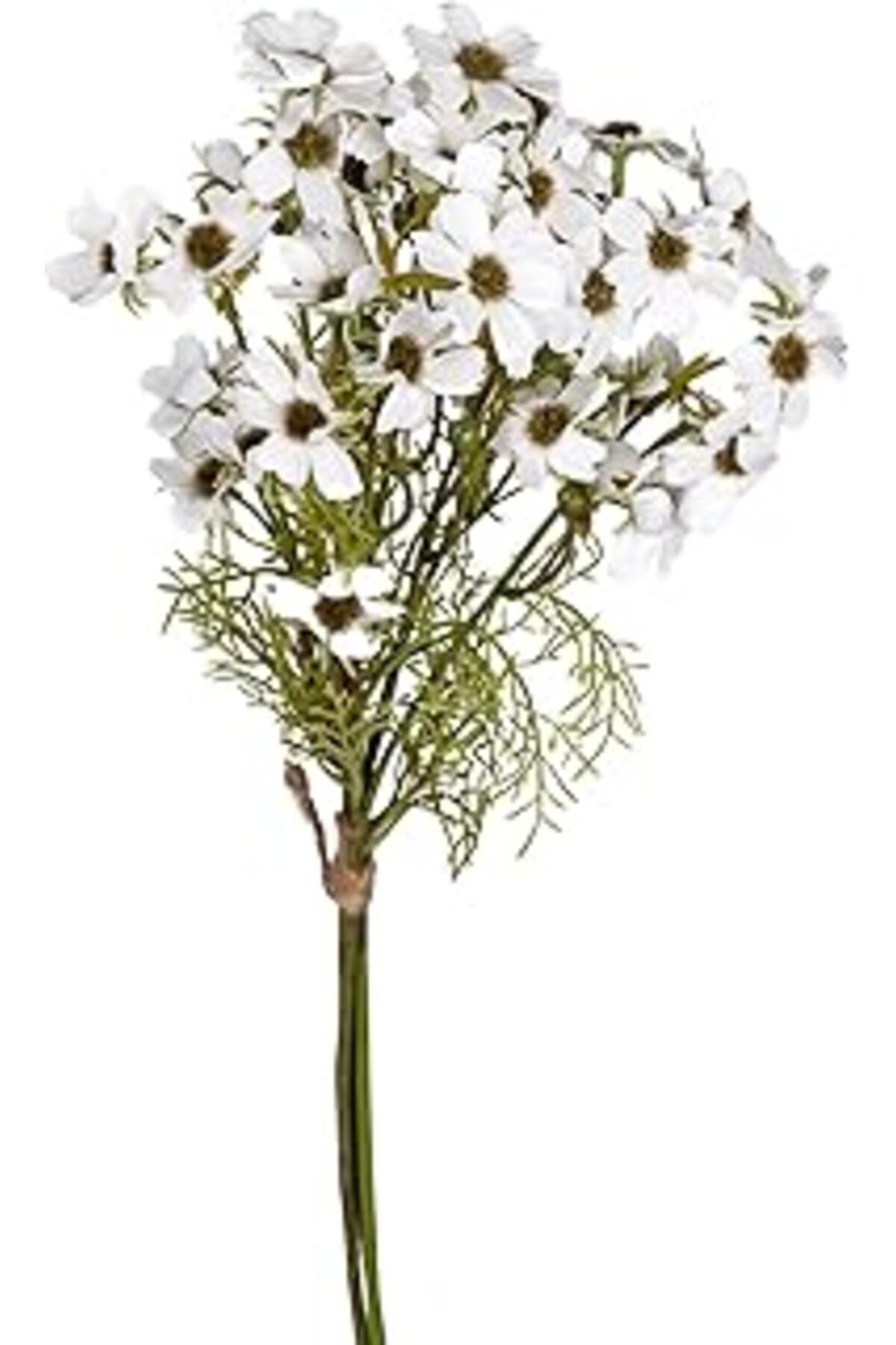 Mu Art Herdekora Yapay Çiçek Papatya Demeti Beyaz 65 Cm.