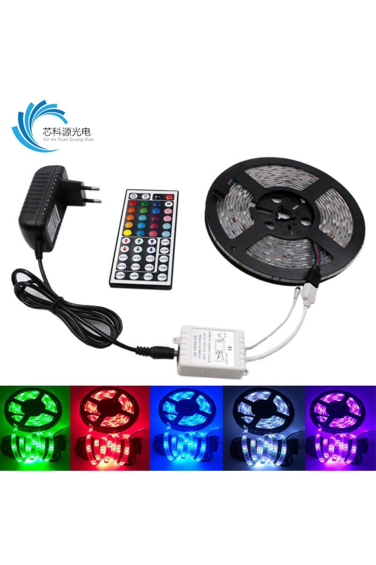 Emperium Şerit Led 5 Metre Kumandalı Animasyonlu RGB (5122)