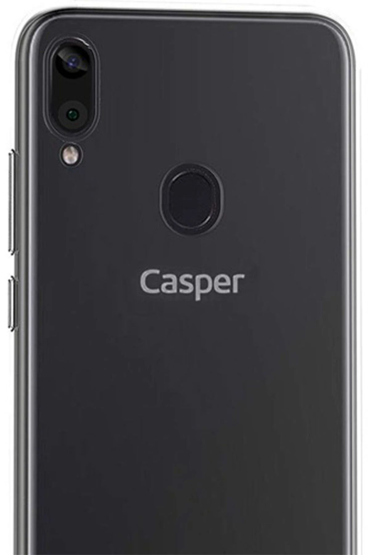 NewFace Casper Via E3 Kılıf Lüx Şeffaf Silikon - Şeffaf SVLRS