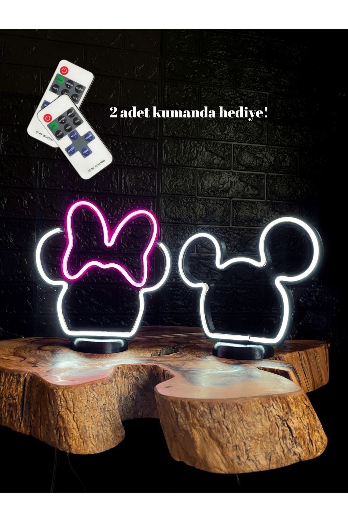 ORKA Mini ve Miki Neon Masa ve Gece Lambaları