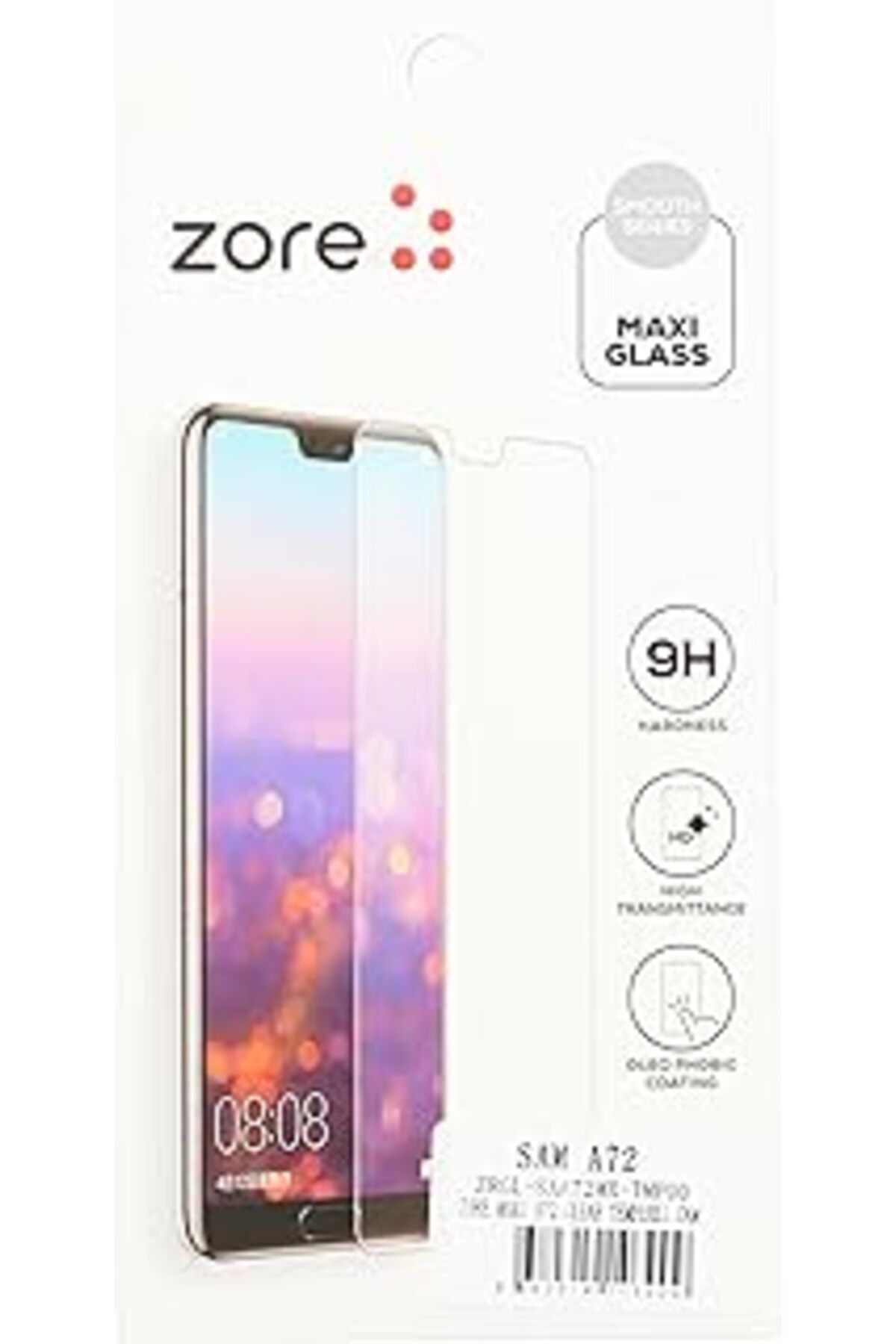 Pazarcan Samsung Galaxy A72 Zore Maxi Glass Temperli Cam Ekran Koruyucu