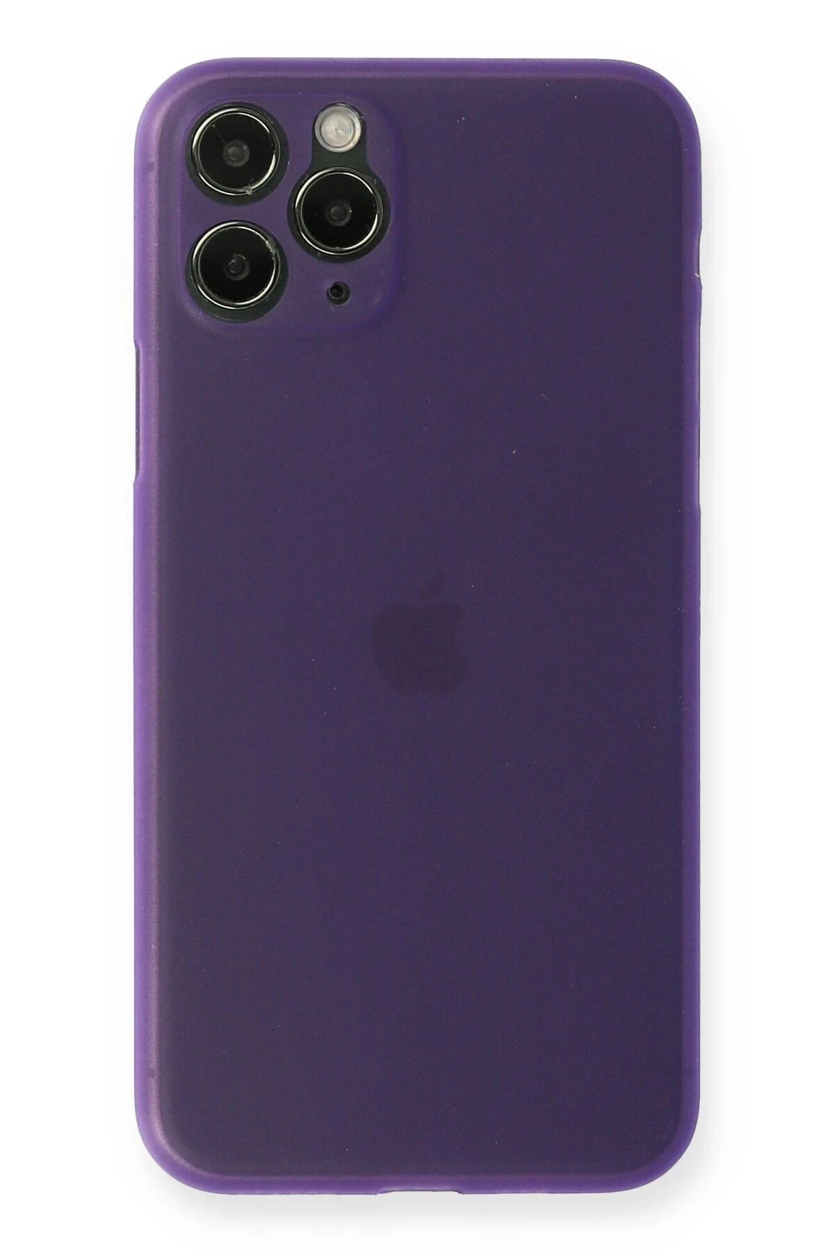 NewFace iPhone 11 Pro Max Kılıf PP Ultra İnce Kapak - Mor BSTMY