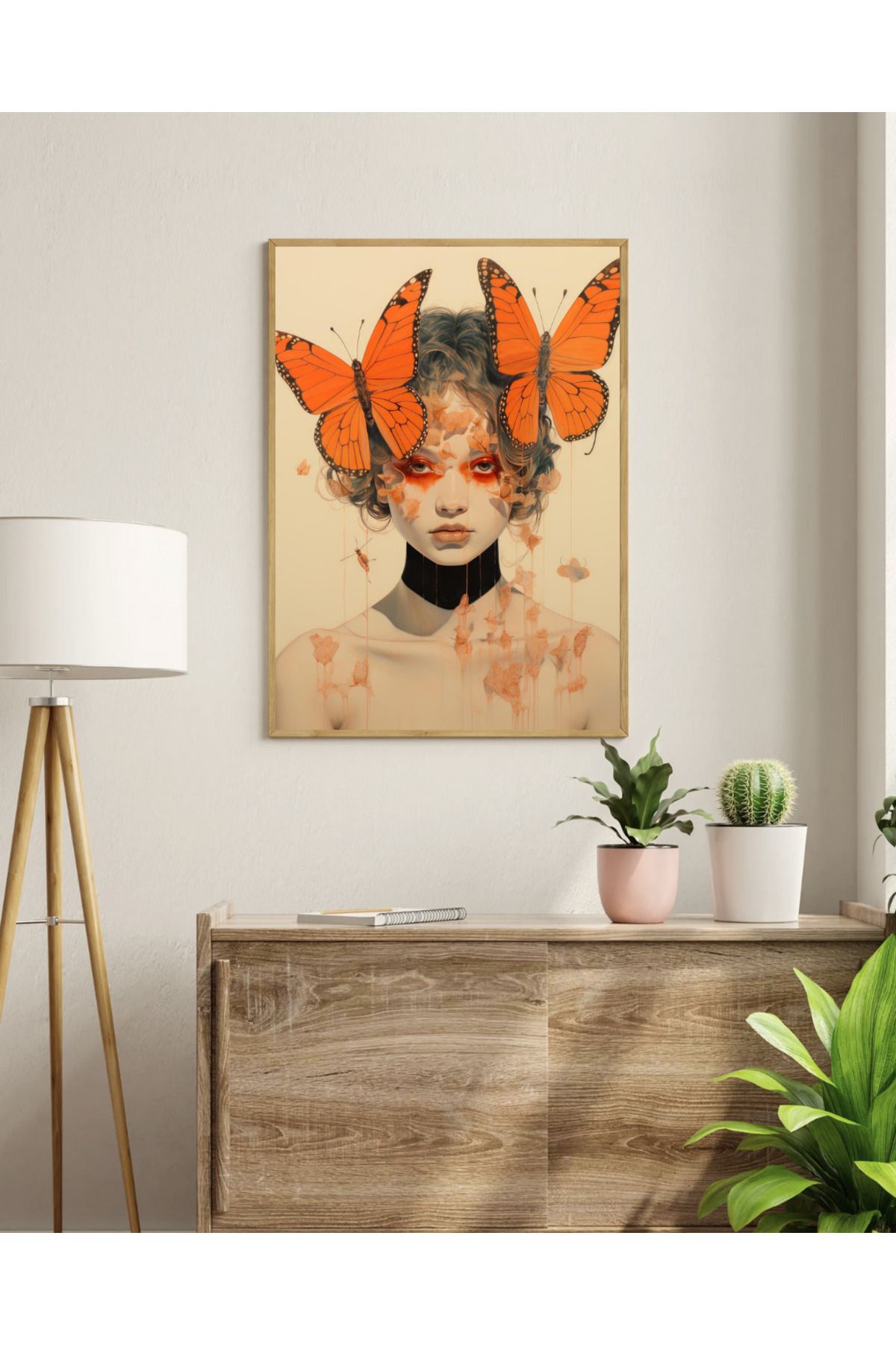 woodhomeworks tek maksimal salon ofis dekor tablo