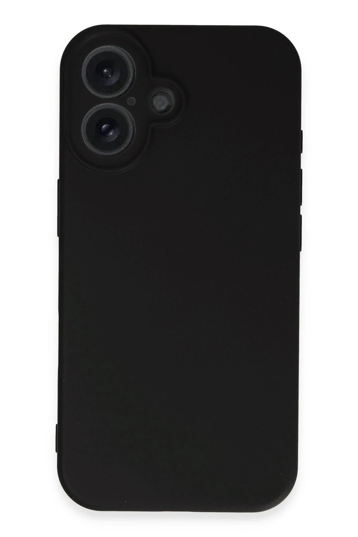 NewFace iPhone 16 Kılıf First Silikon - Siyah BSTMY